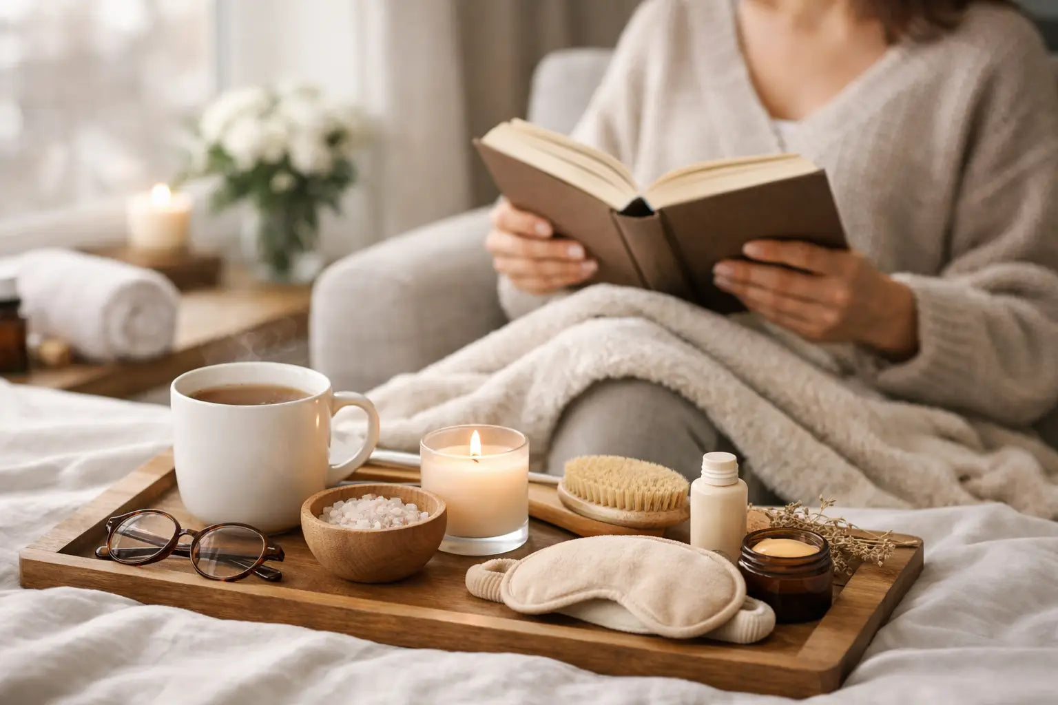 A Bookish Self Care Routine for Real Life