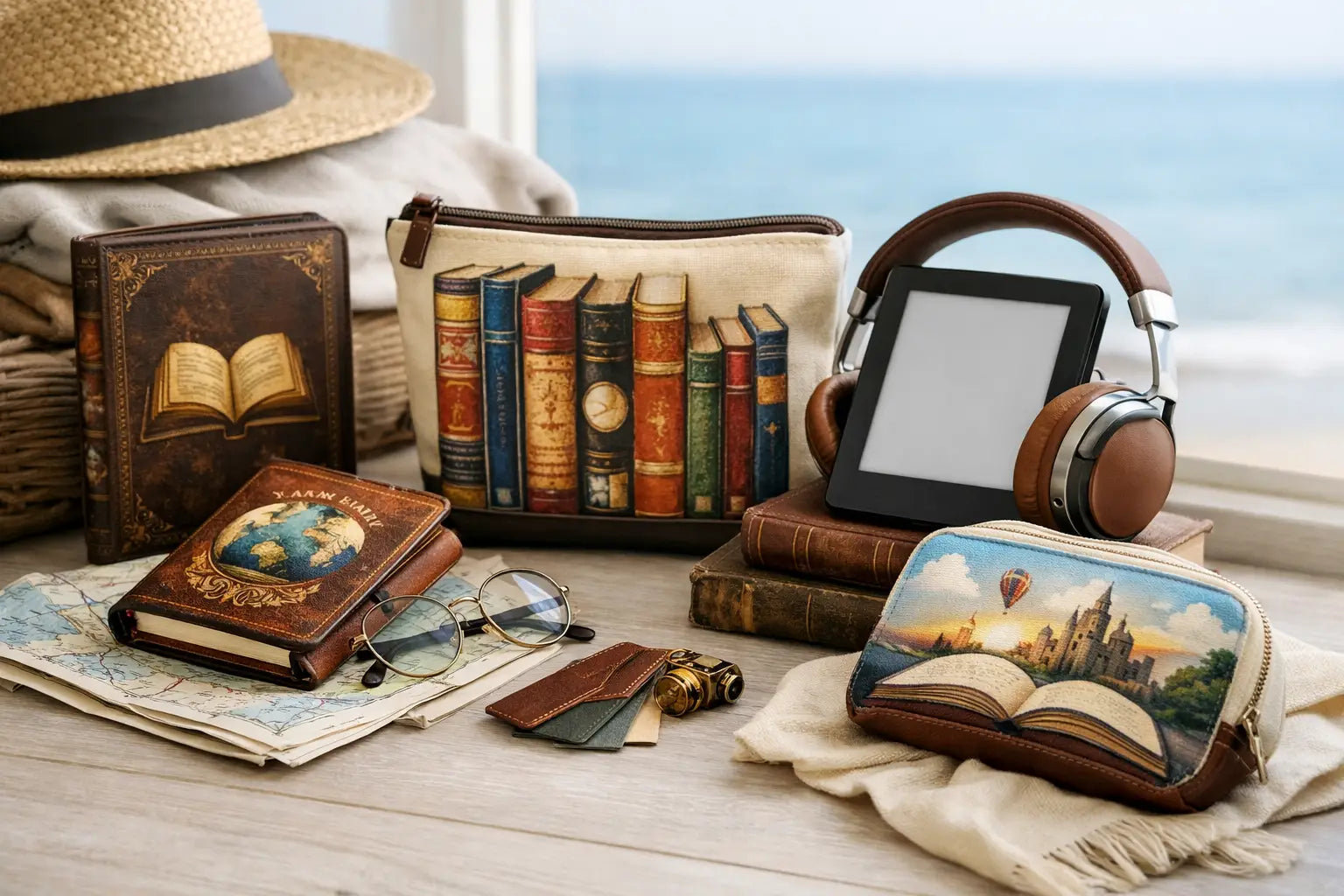 Book Themed Travel Accessories for Readers