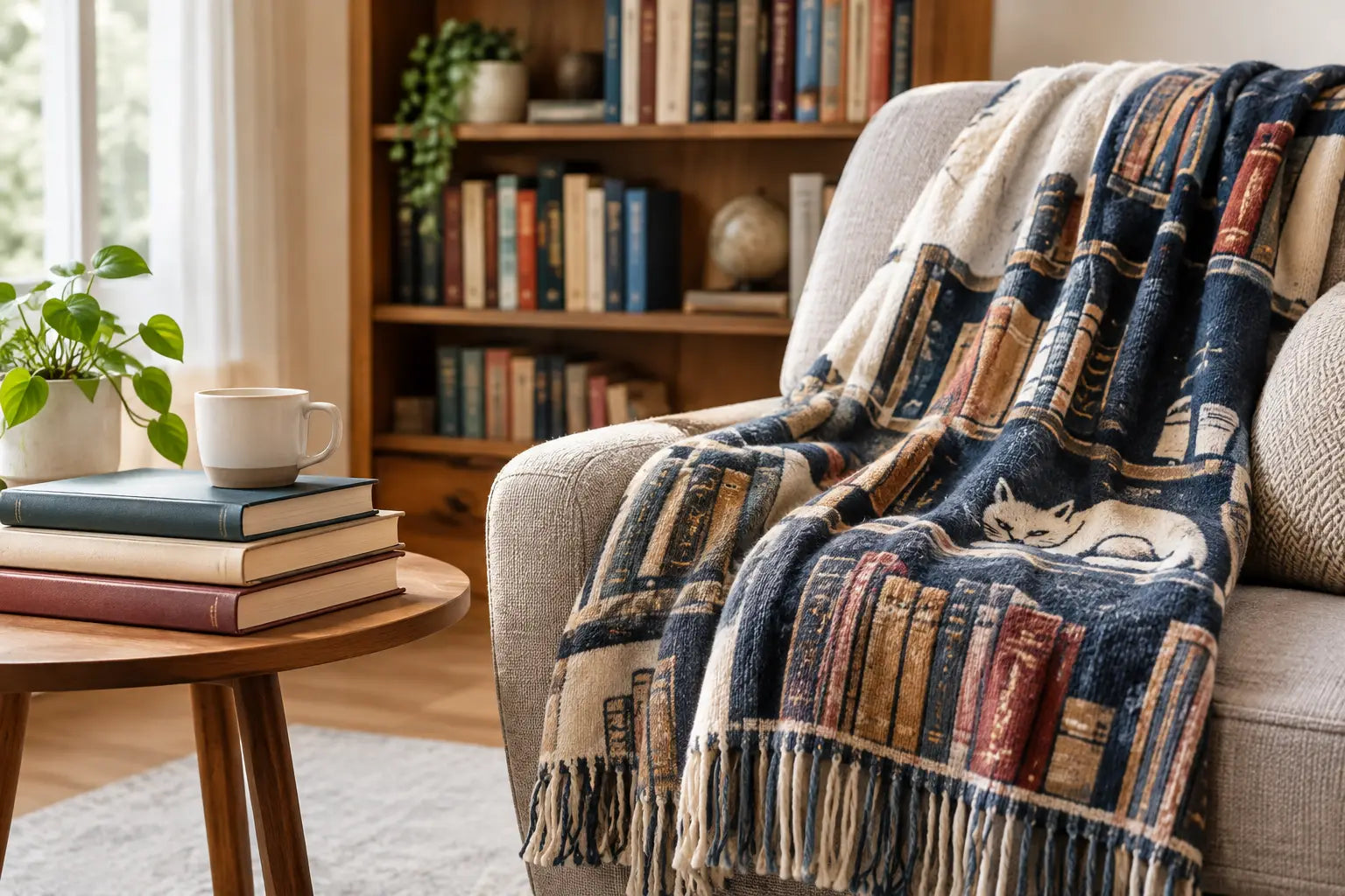 12 Best Literary Throw Blankets for Bookish Nests