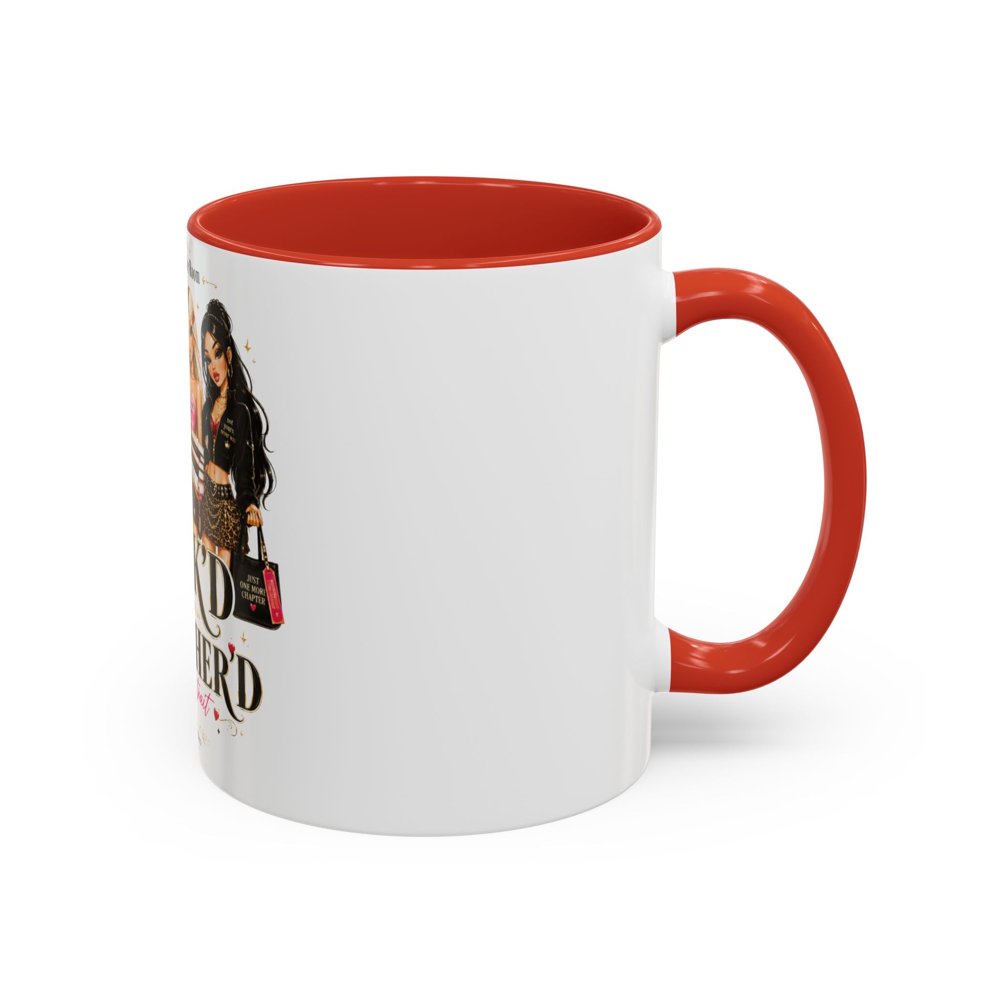 Book'd and Unbother'd Coffee Mug — Funny Book Lover Gift