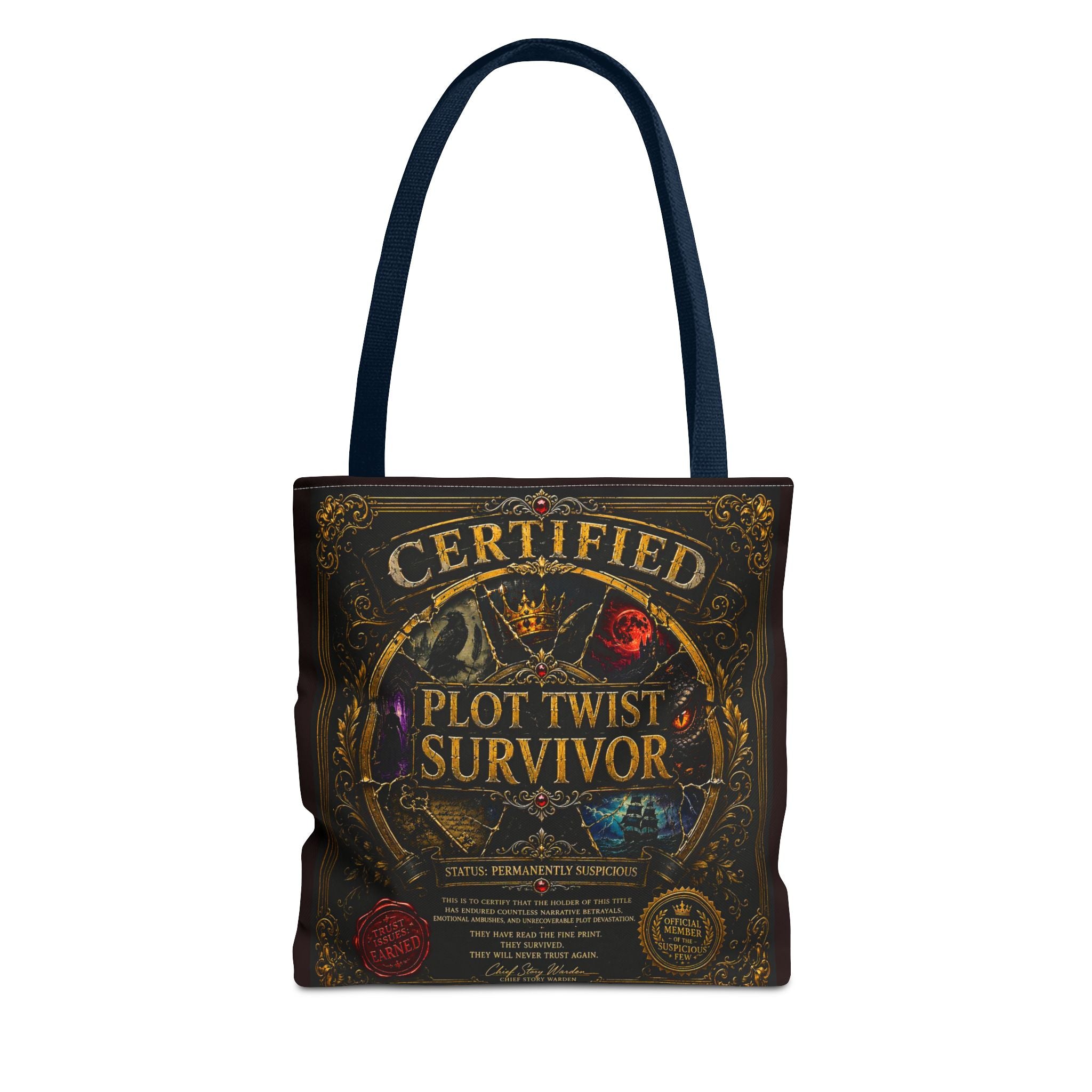 Plot Twist Survivor Tote Bag – Certified Novelty Literary Gift