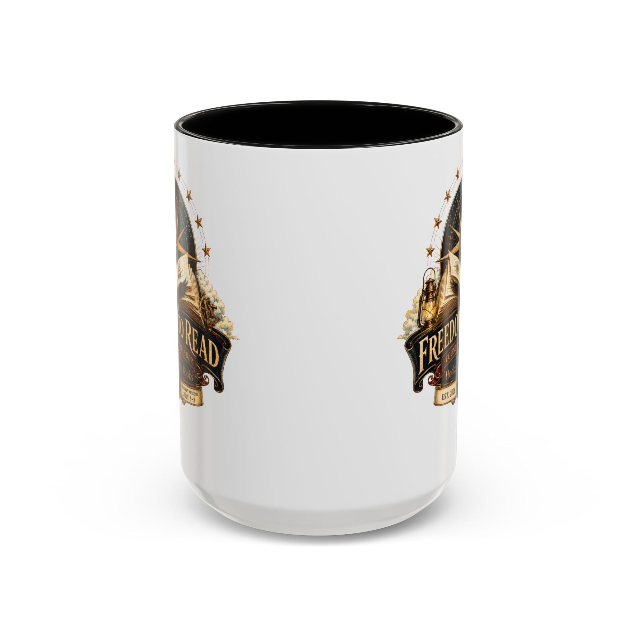 Freedom to Read Coffee Mug — Founding Wayfinder Literary Travel Mug (11/15oz)