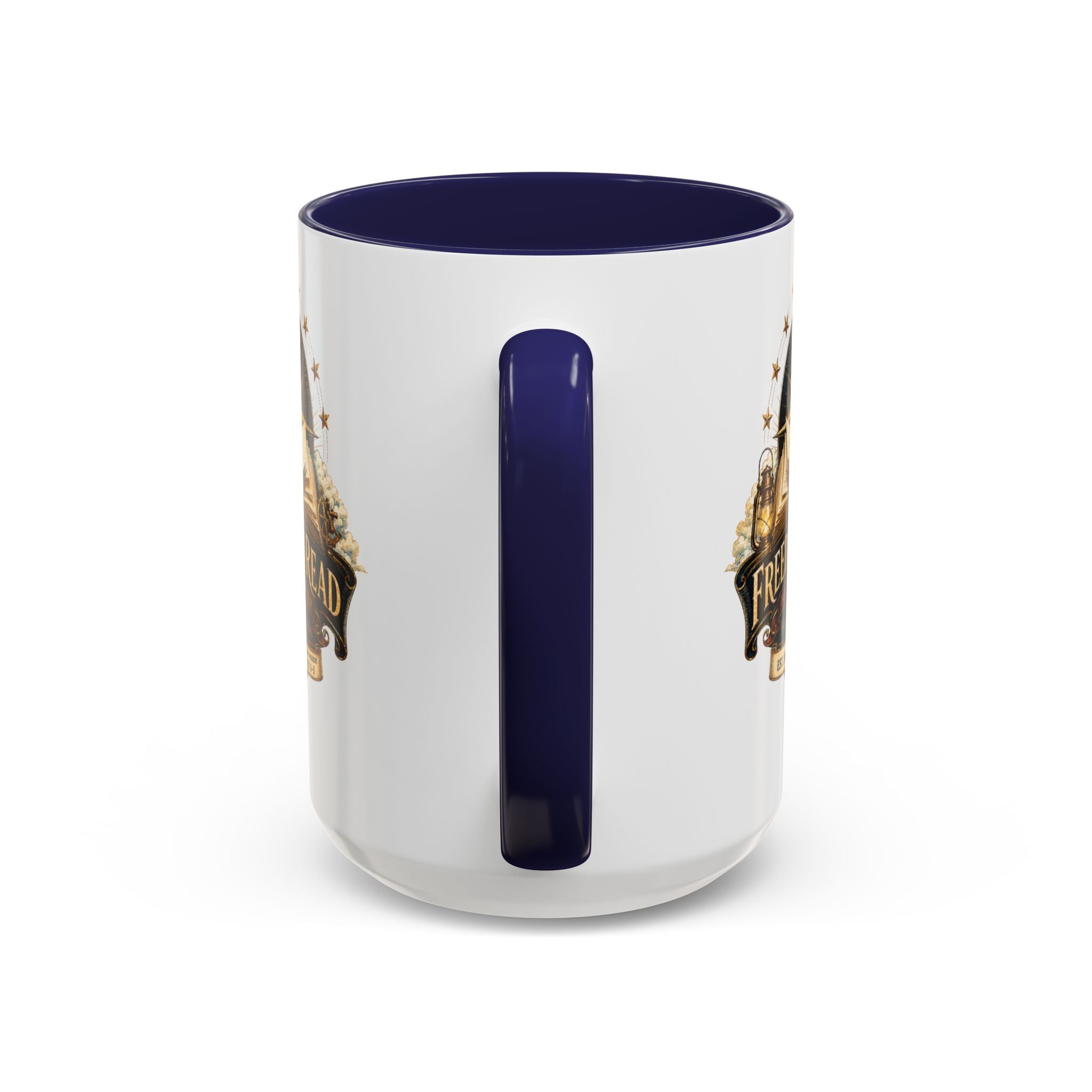 Freedom to Read Coffee Mug — Founding Wayfinder Literary Travel Mug (11/15oz)