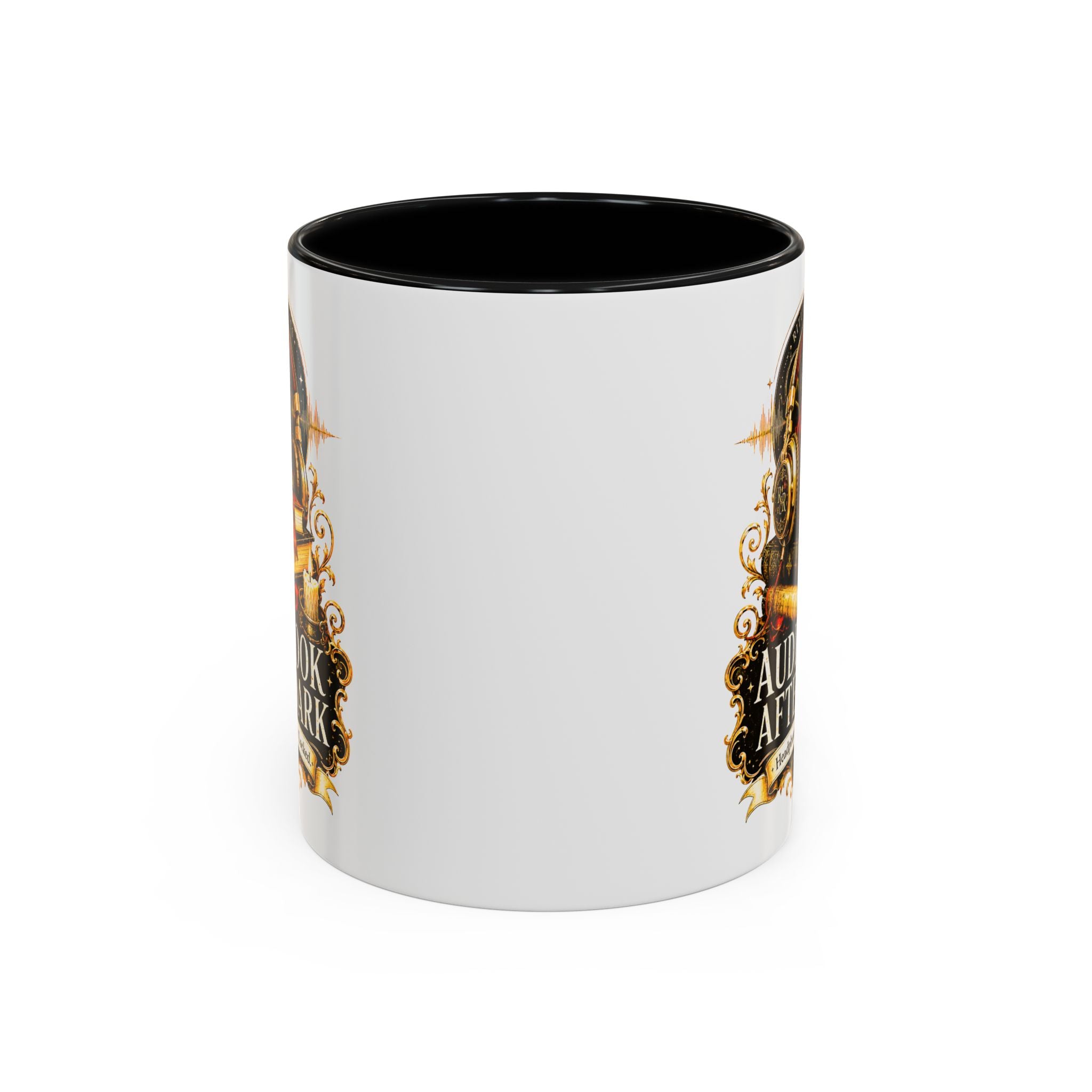 Audiobook After Dark Coffee Mug — Headphones On, Plot Locked (Accent 11/15oz)