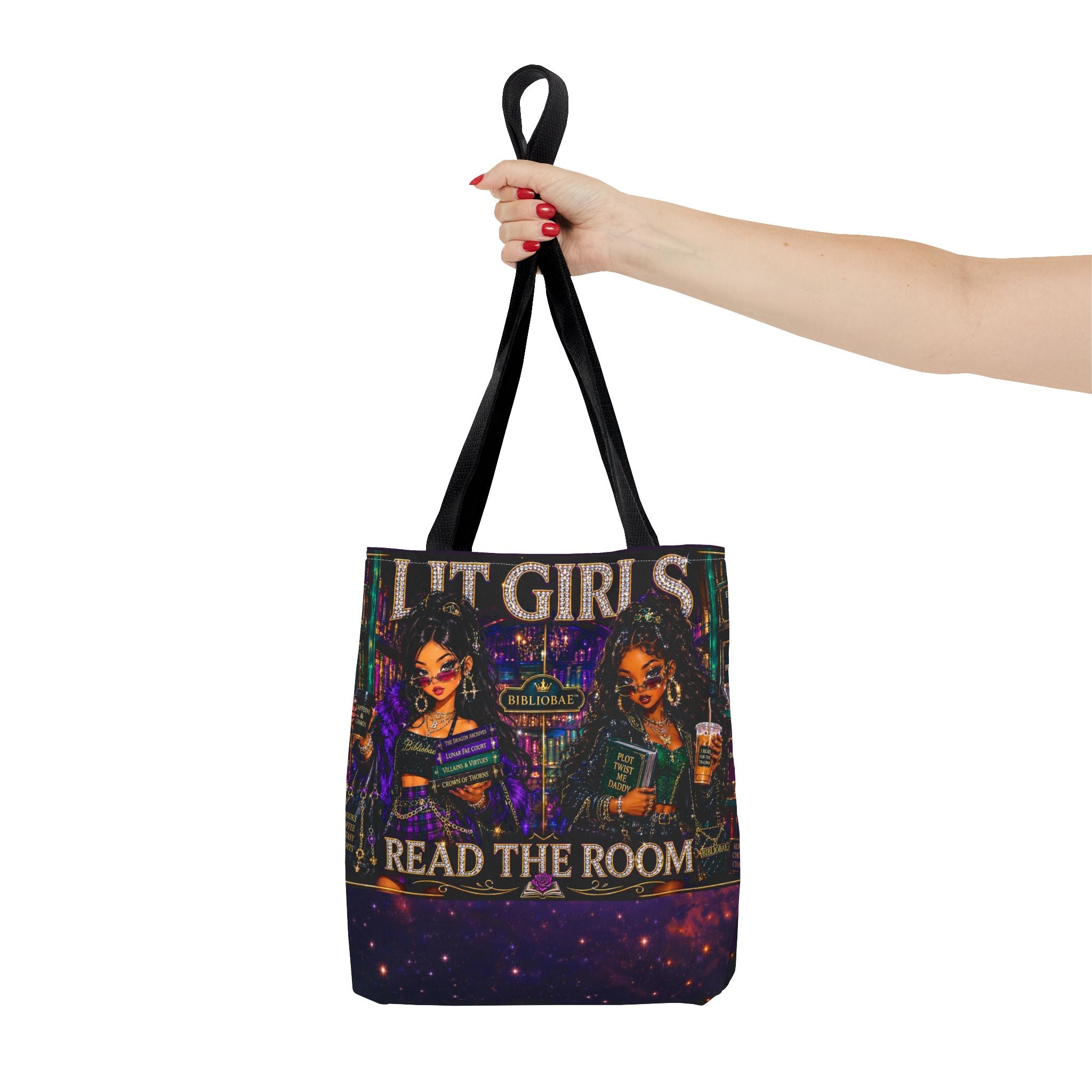 Tote Bag — 'Lit Girls Read the Room' Book Club Graphic Tote