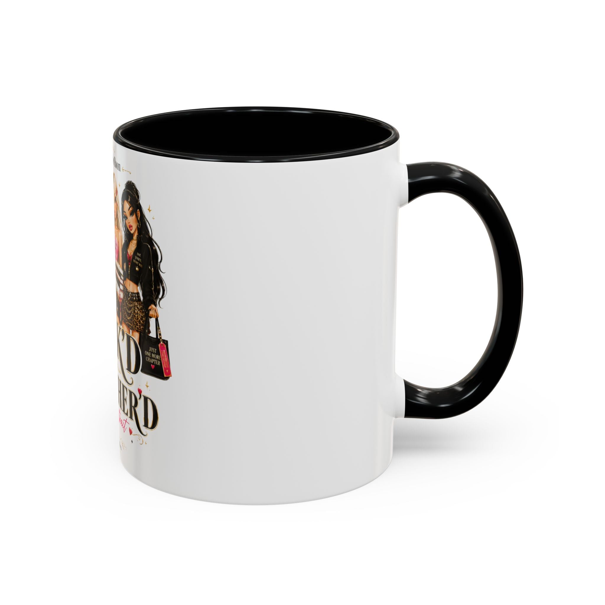 Book'd and Unbother'd Coffee Mug — Funny Book Lover Gift
