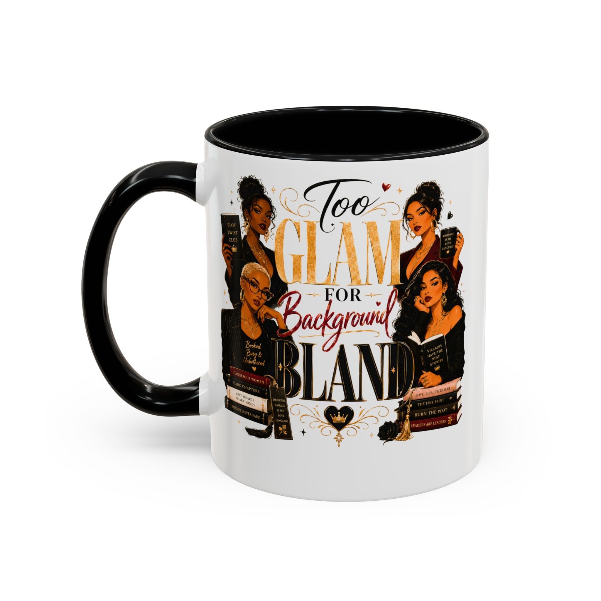 Too Glam For Background Bland Accent Coffee Mug