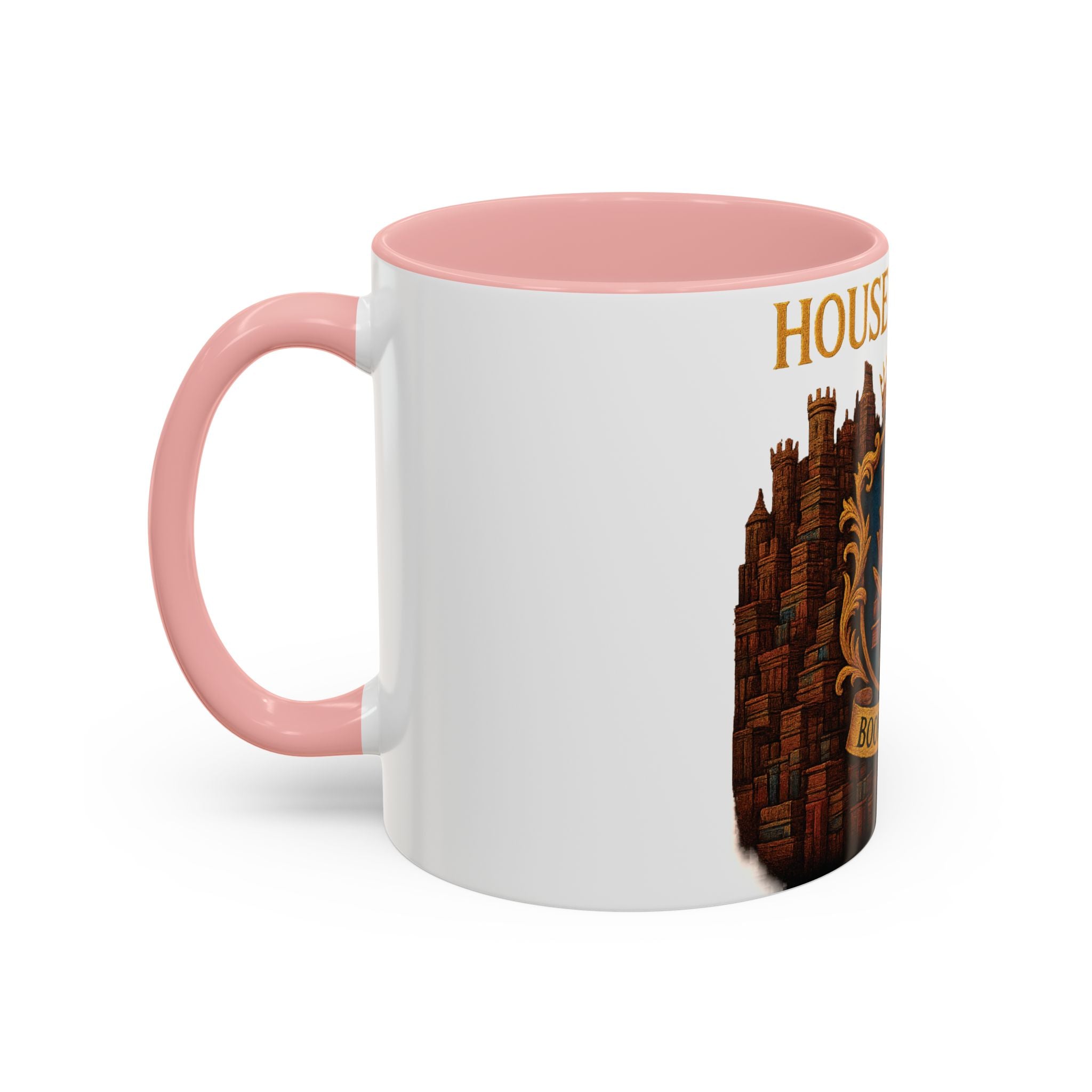 House of Hoard Book Hoard Accent Coffee Mug — Book Lover Novelty Gift (11/15 oz)