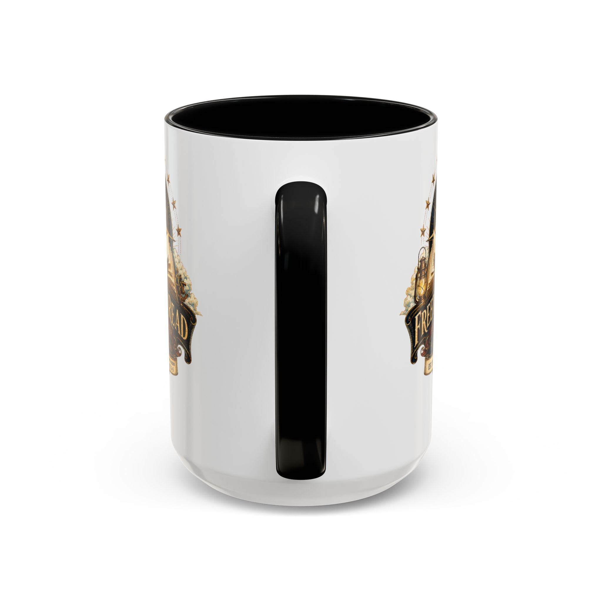 Freedom to Read Coffee Mug — Founding Wayfinder Literary Travel Mug (11/15oz)