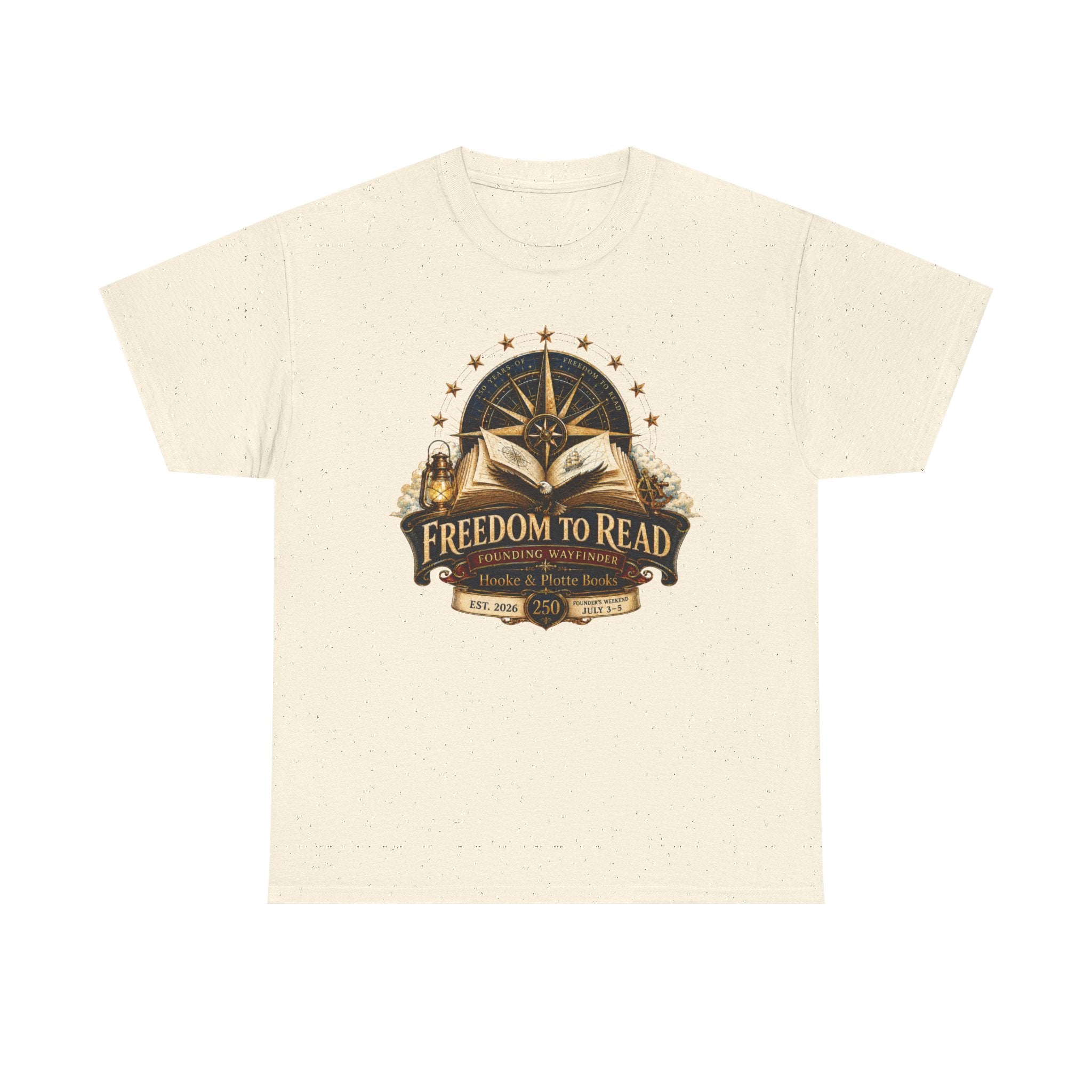 Freedom to Read T-Shirt — Vintage Book Lover Tee (Banned Books Awareness)