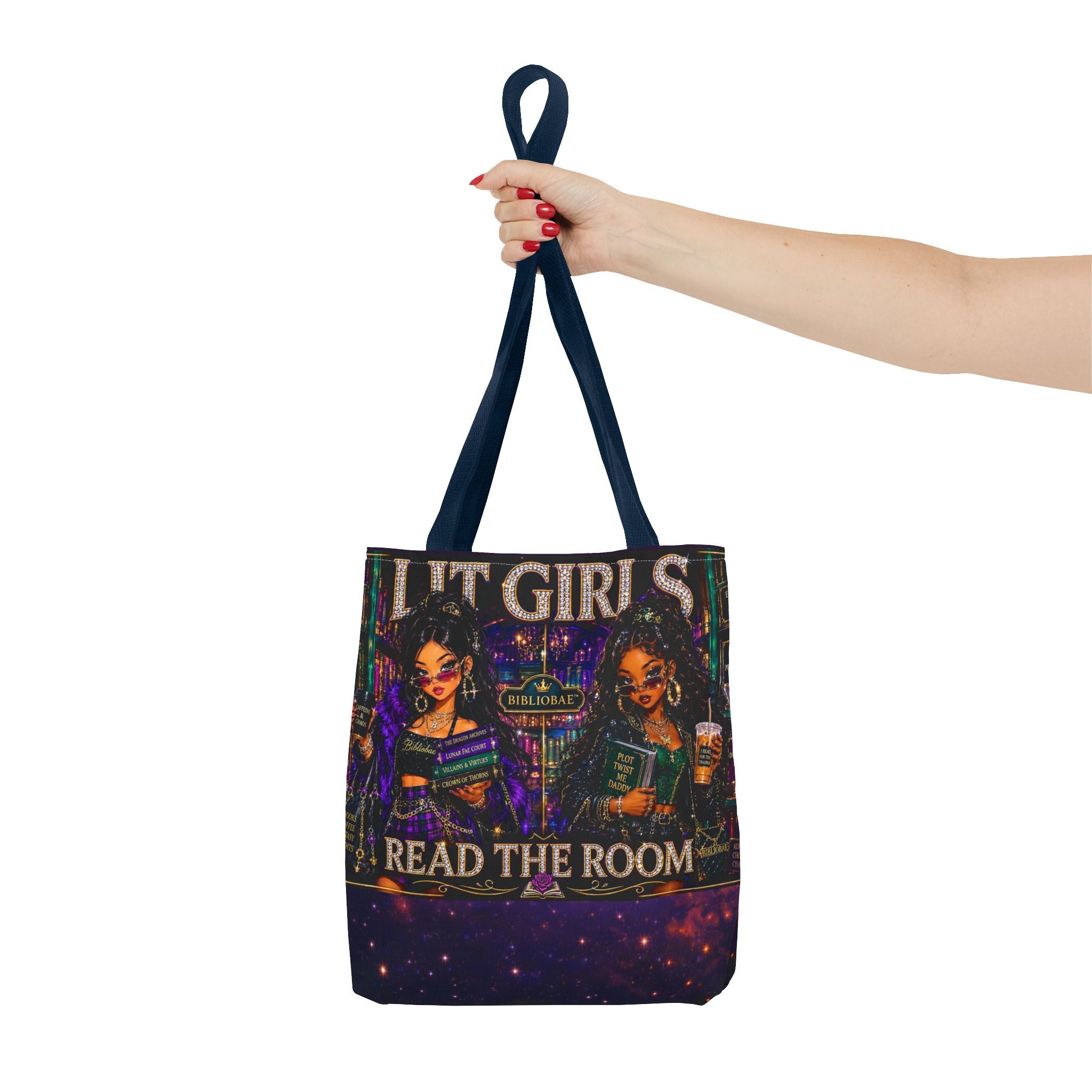 Tote Bag — 'Lit Girls Read the Room' Book Club Graphic Tote