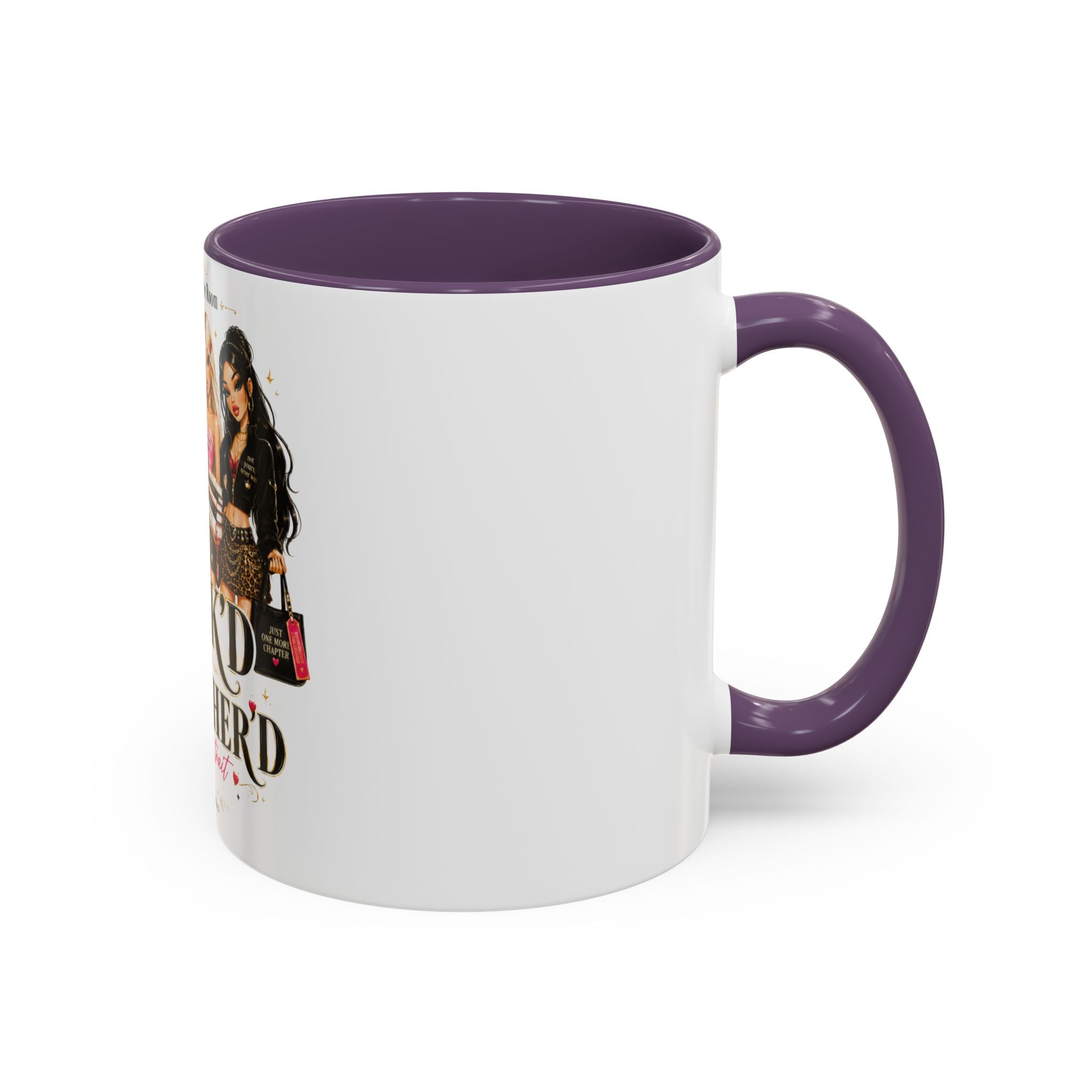 Book'd and Unbother'd Coffee Mug — Funny Book Lover Gift