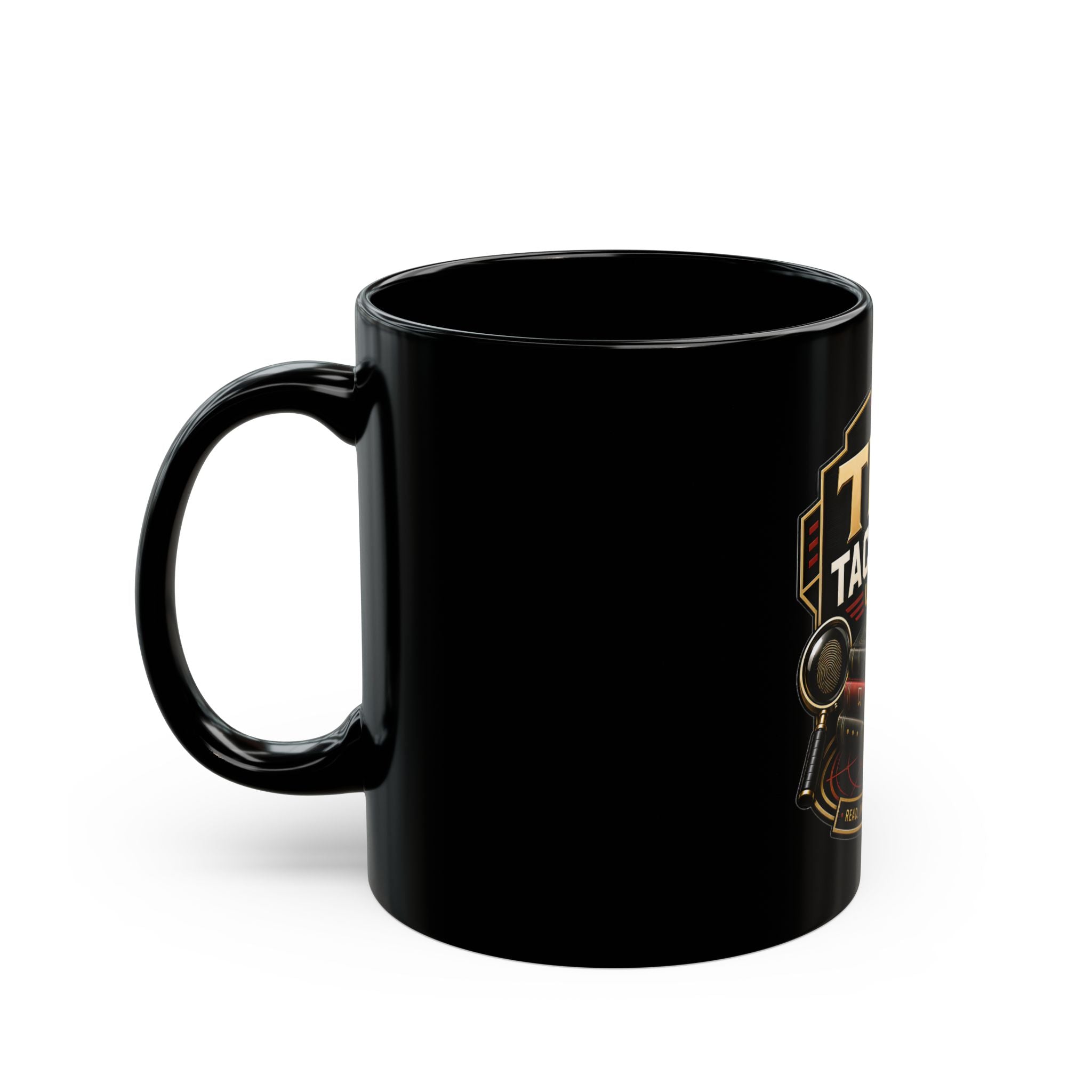 TBR Tactical Unit Coffee Mug — Detective, Investigation & Escape Room Themed Black Mug