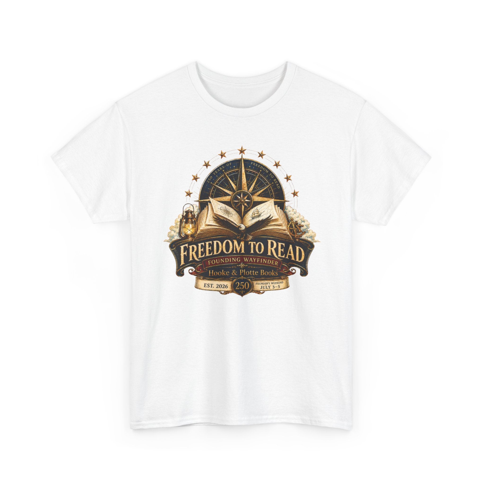 Freedom to Read T-Shirt — Vintage Book Lover Tee (Banned Books Awareness)