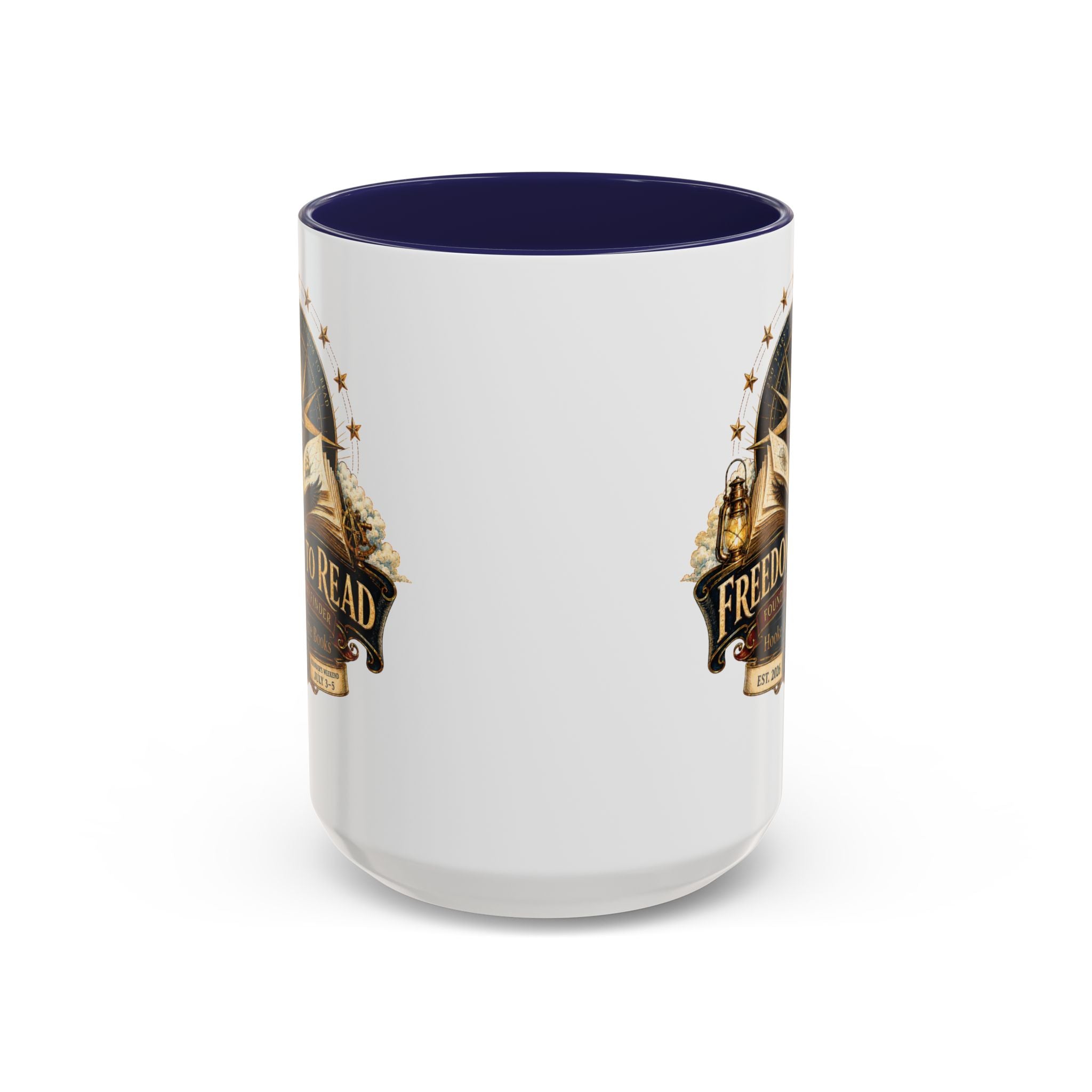 Freedom to Read Coffee Mug — Founding Wayfinder Literary Travel Mug (11/15oz)