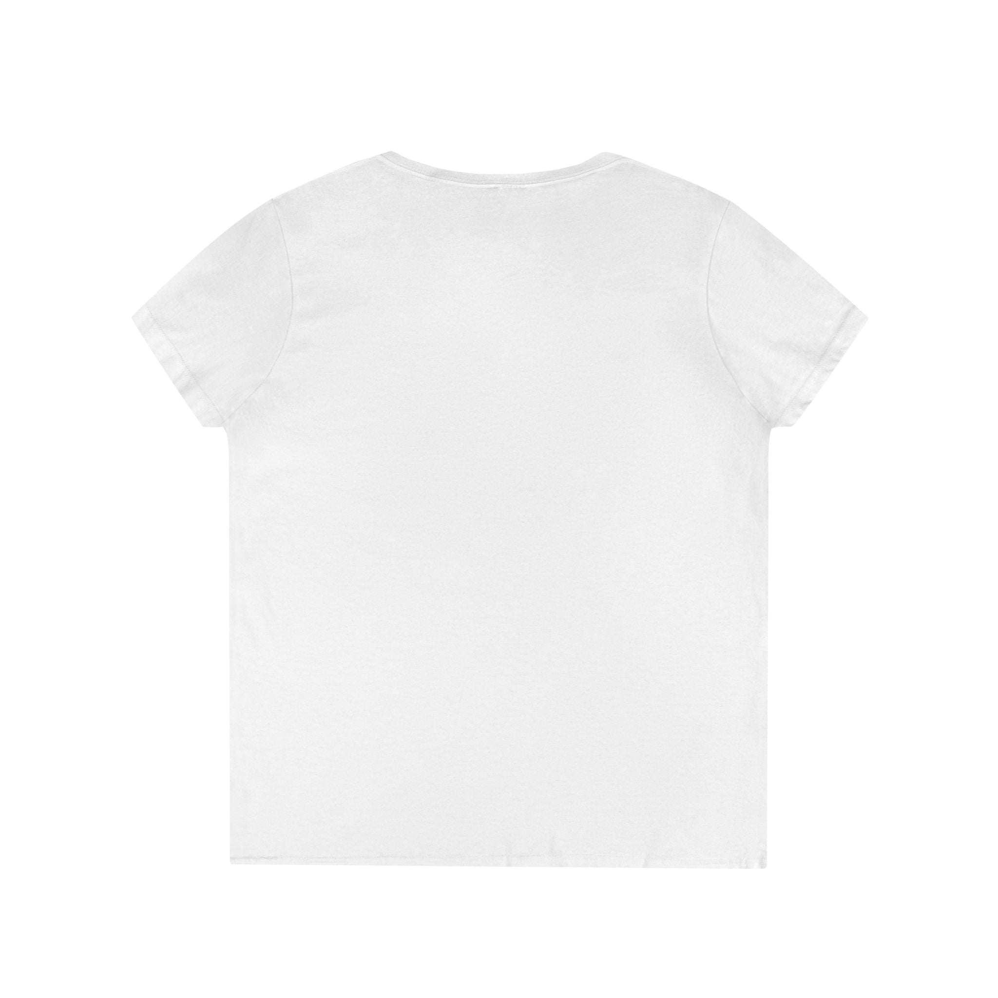 Embracing My Dark Side Ladies' V-Neck T-Shirt — Gothic Raven Moon Graphic Tee
