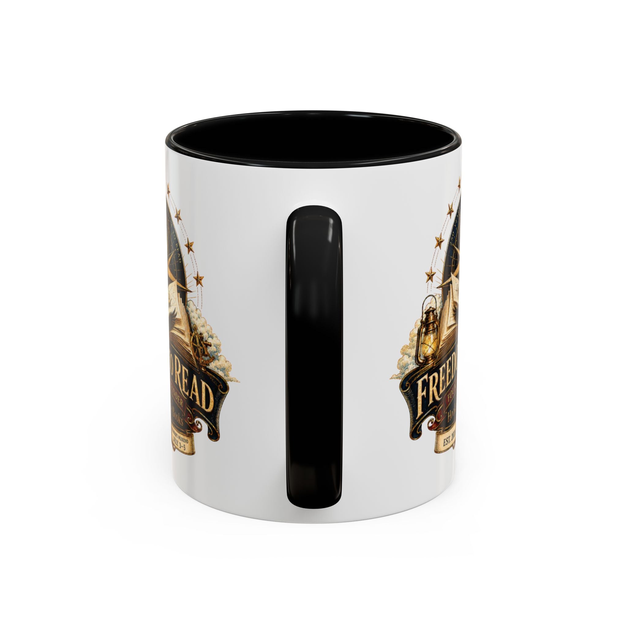 Freedom to Read Coffee Mug — Founding Wayfinder Literary Travel Mug (11/15oz)