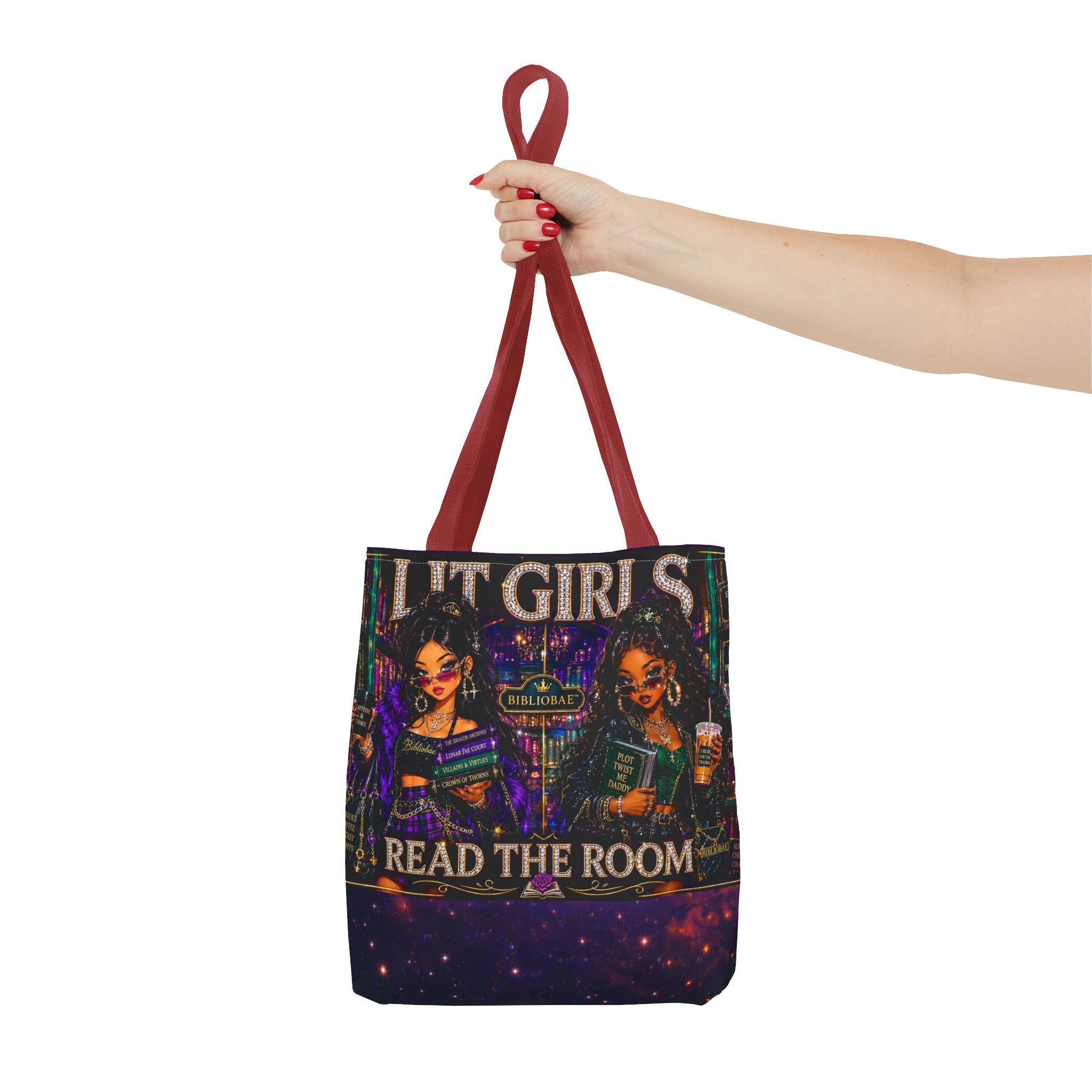 Tote Bag — 'Lit Girls Read the Room' Book Club Graphic Tote