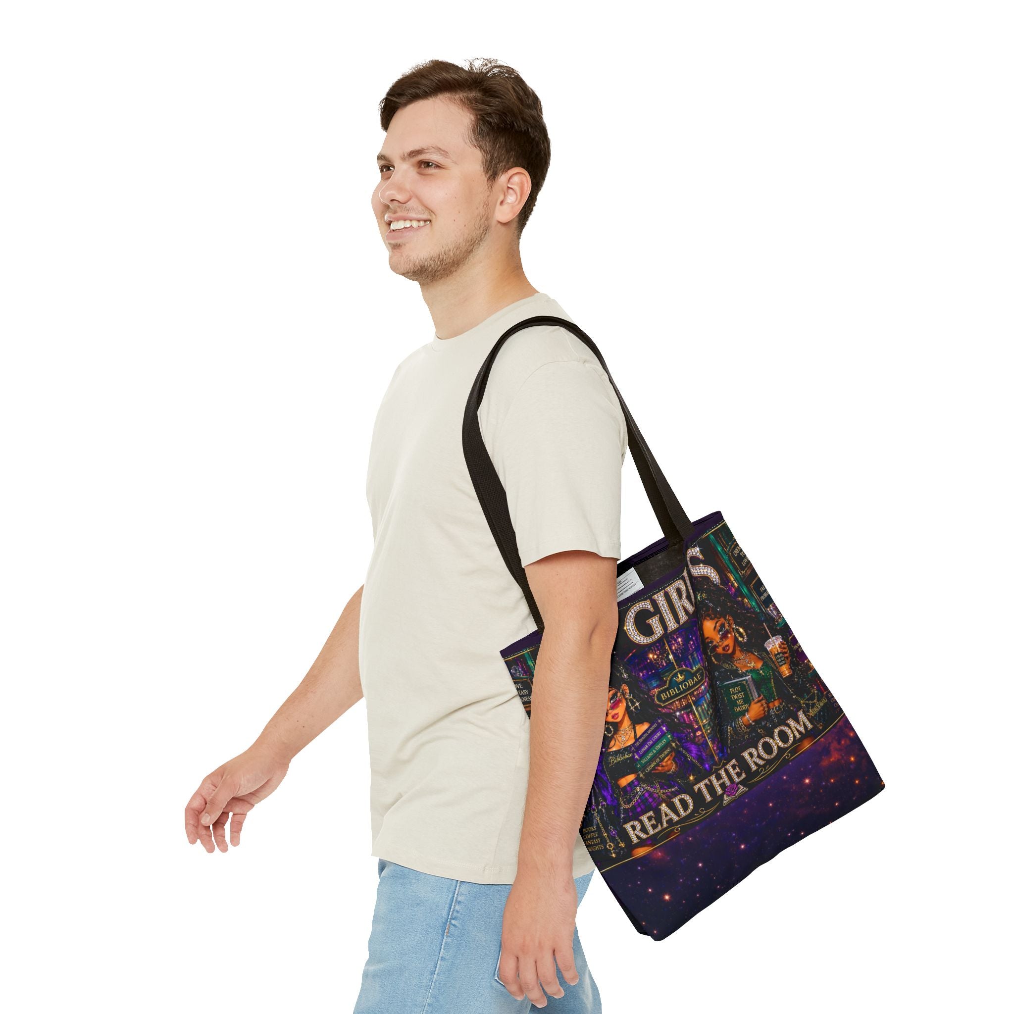 Tote Bag — 'Lit Girls Read the Room' Book Club Graphic Tote