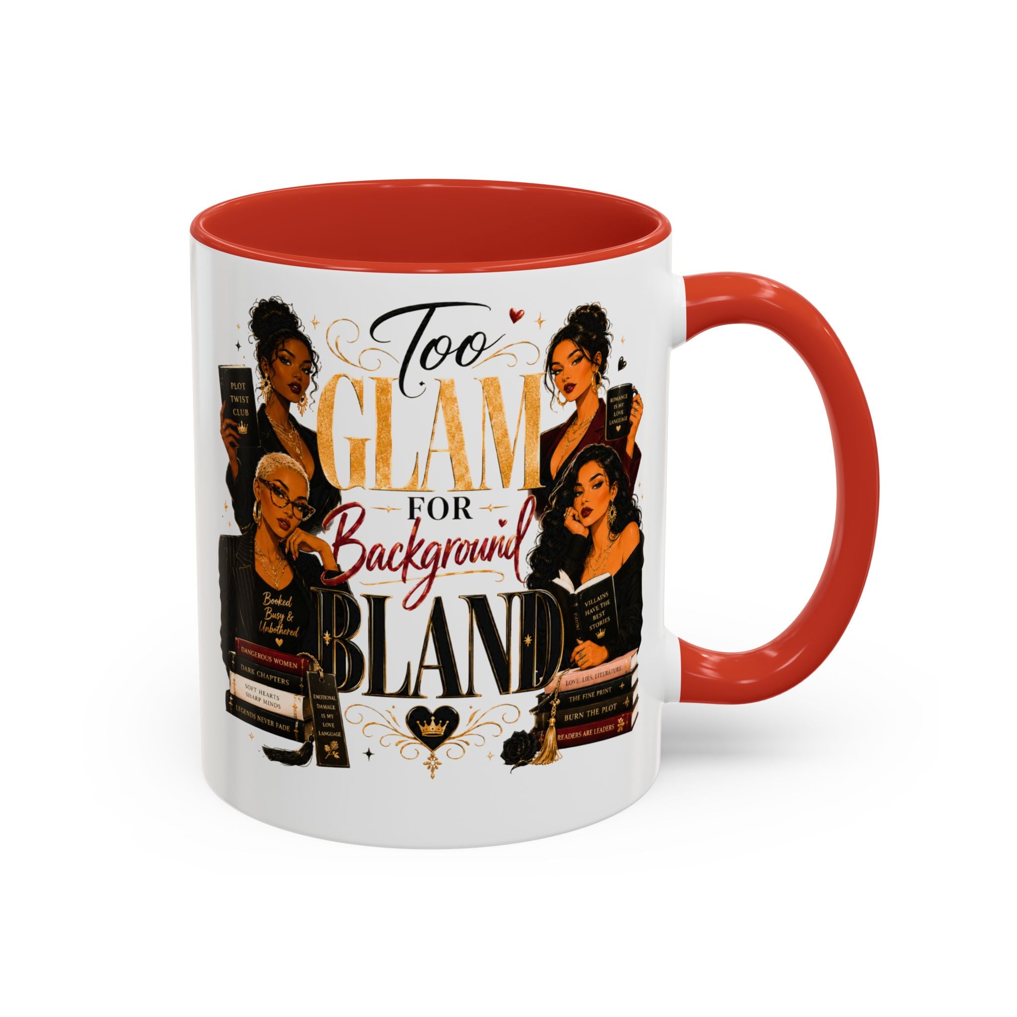 Too Glam For Background Bland Accent Coffee Mug