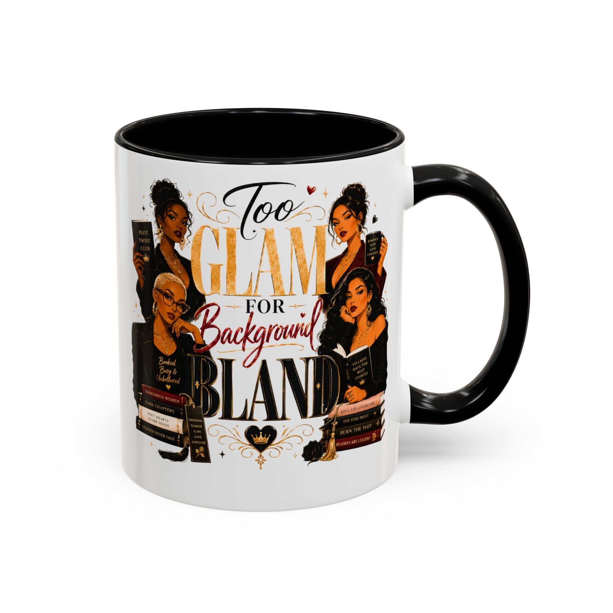 Too Glam For Background Bland Accent Coffee Mug