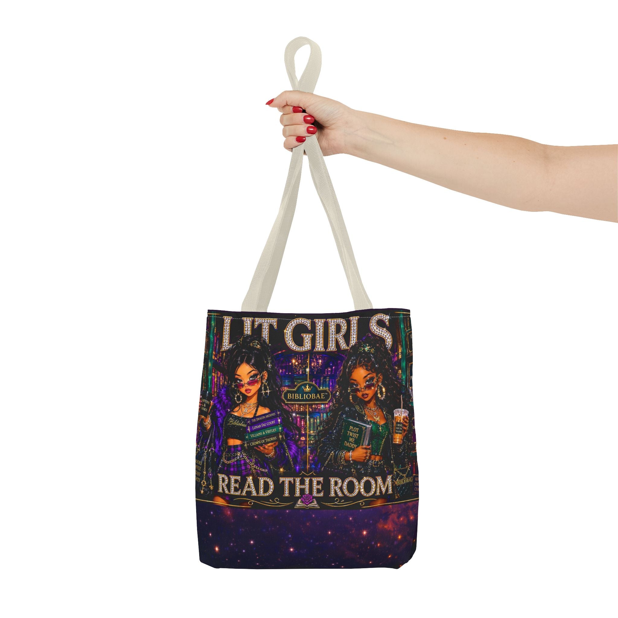 Tote Bag — 'Lit Girls Read the Room' Book Club Graphic Tote