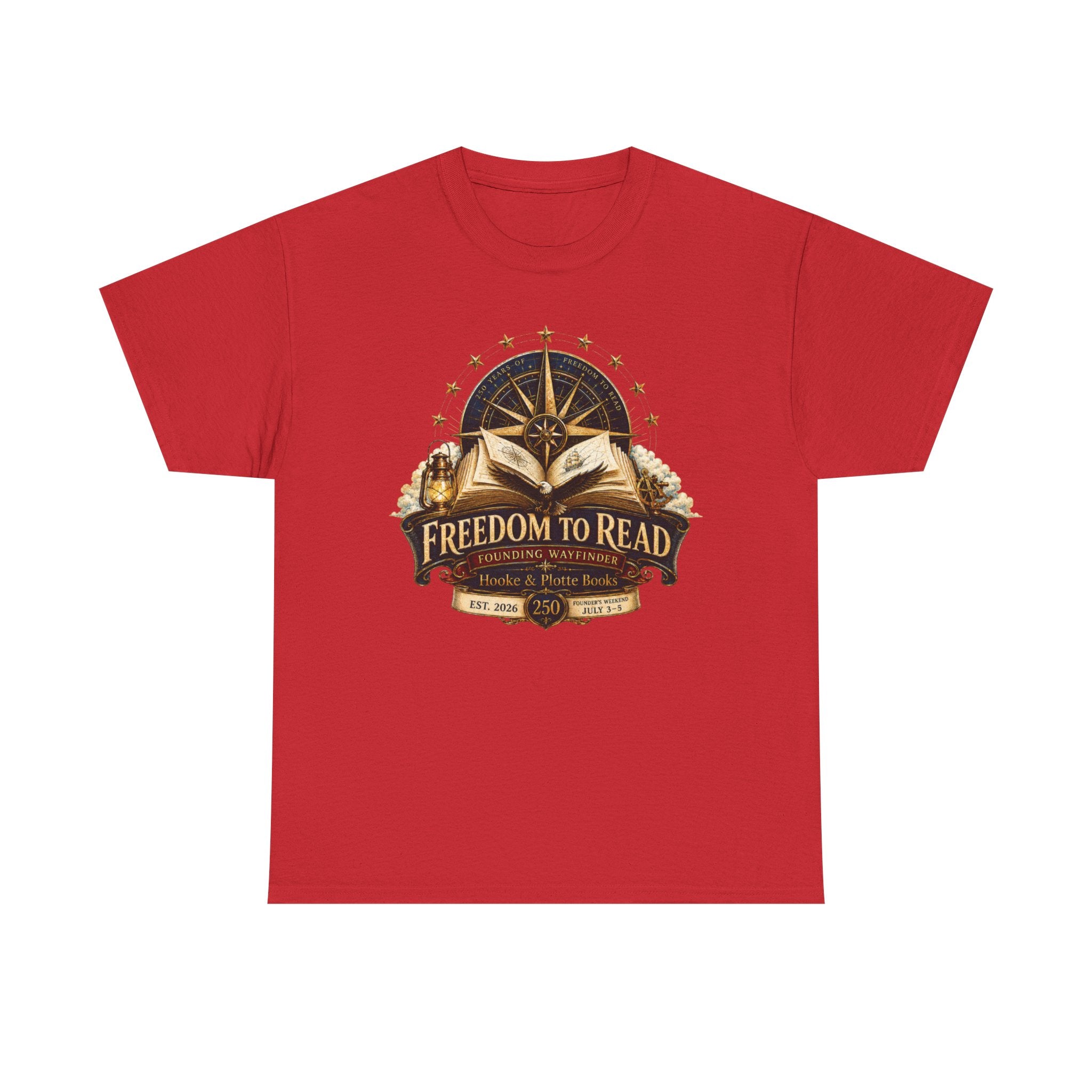 Freedom to Read T-Shirt — Vintage Book Lover Tee (Banned Books Awareness)