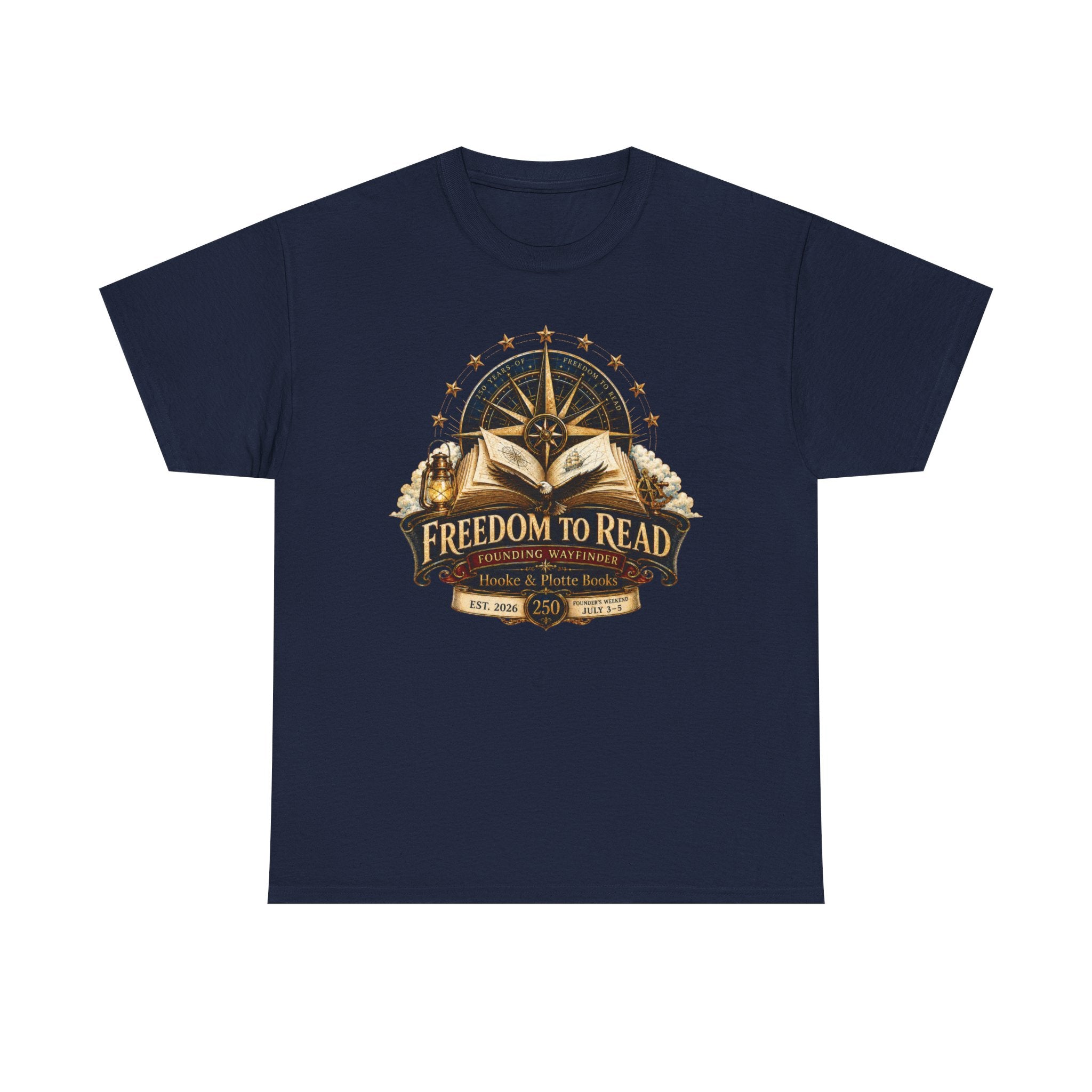 Freedom to Read T-Shirt — Vintage Book Lover Tee (Banned Books Awareness)