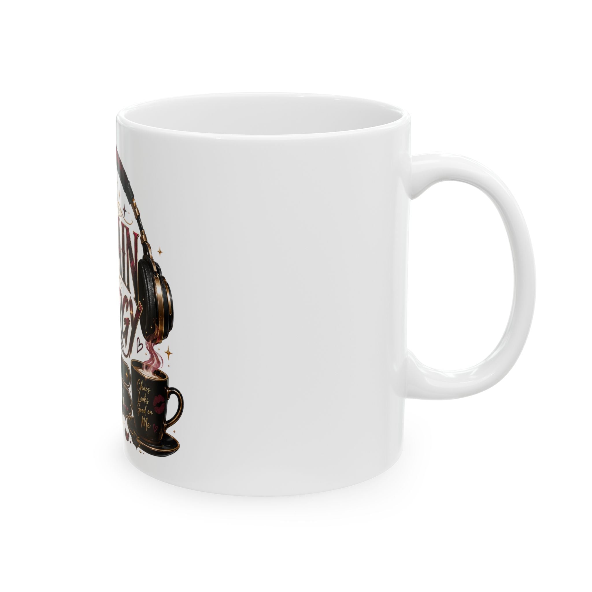 Villain Energy Loading Ceramic Mug — 11oz/15oz Coffee Cup