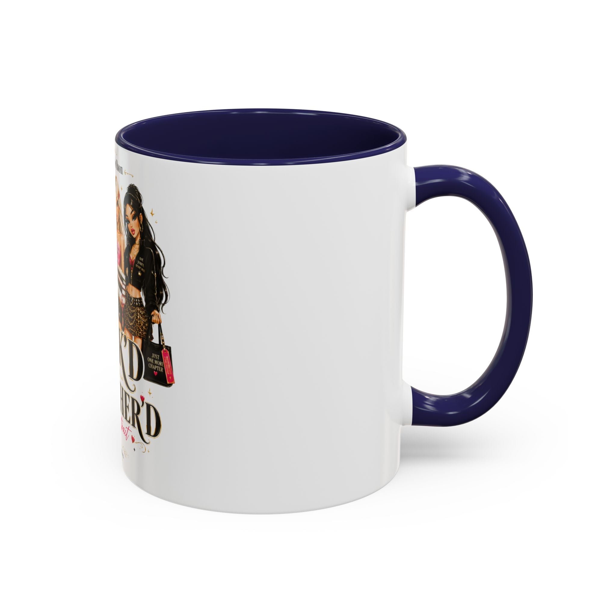 Book'd and Unbother'd Coffee Mug — Funny Book Lover Gift