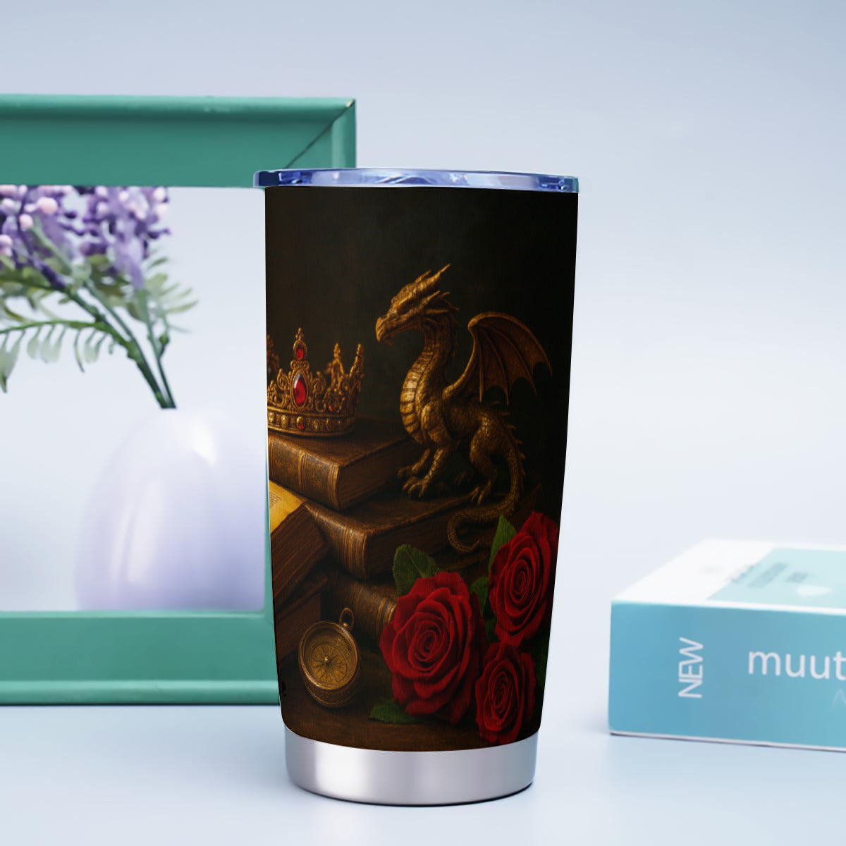Custom 20OZ Tumbler With Sliding Lid Printed in USA