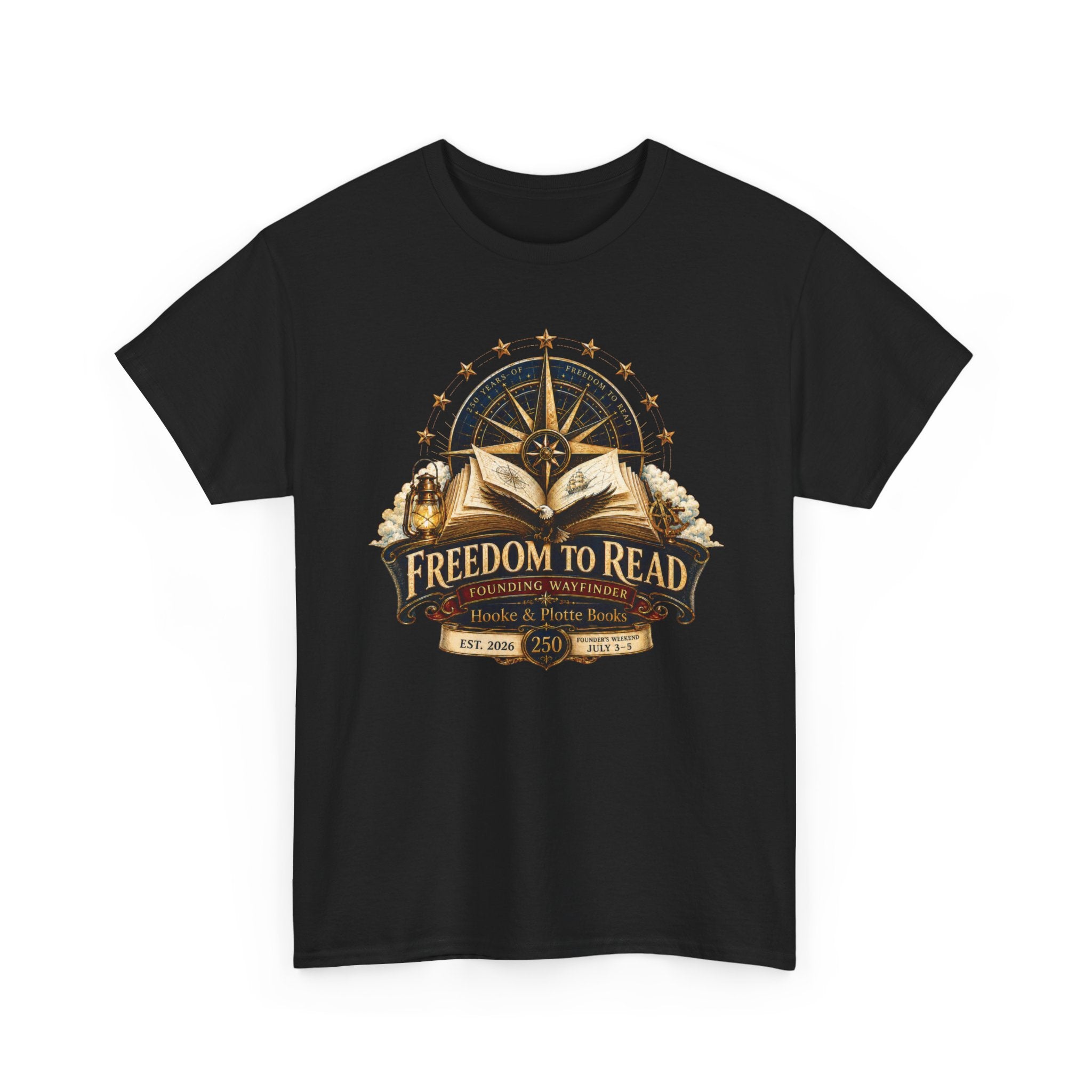 Freedom to Read T-Shirt — Vintage Book Lover Tee (Banned Books Awareness)