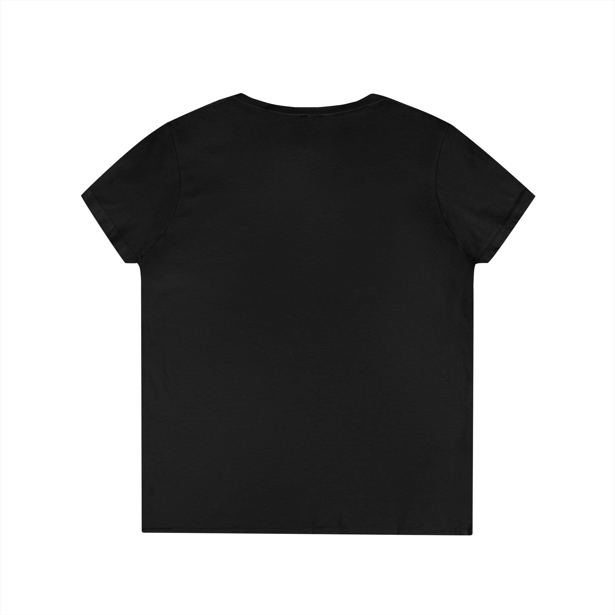 Embracing My Dark Side Ladies' V-Neck T-Shirt — Gothic Raven Moon Graphic Tee