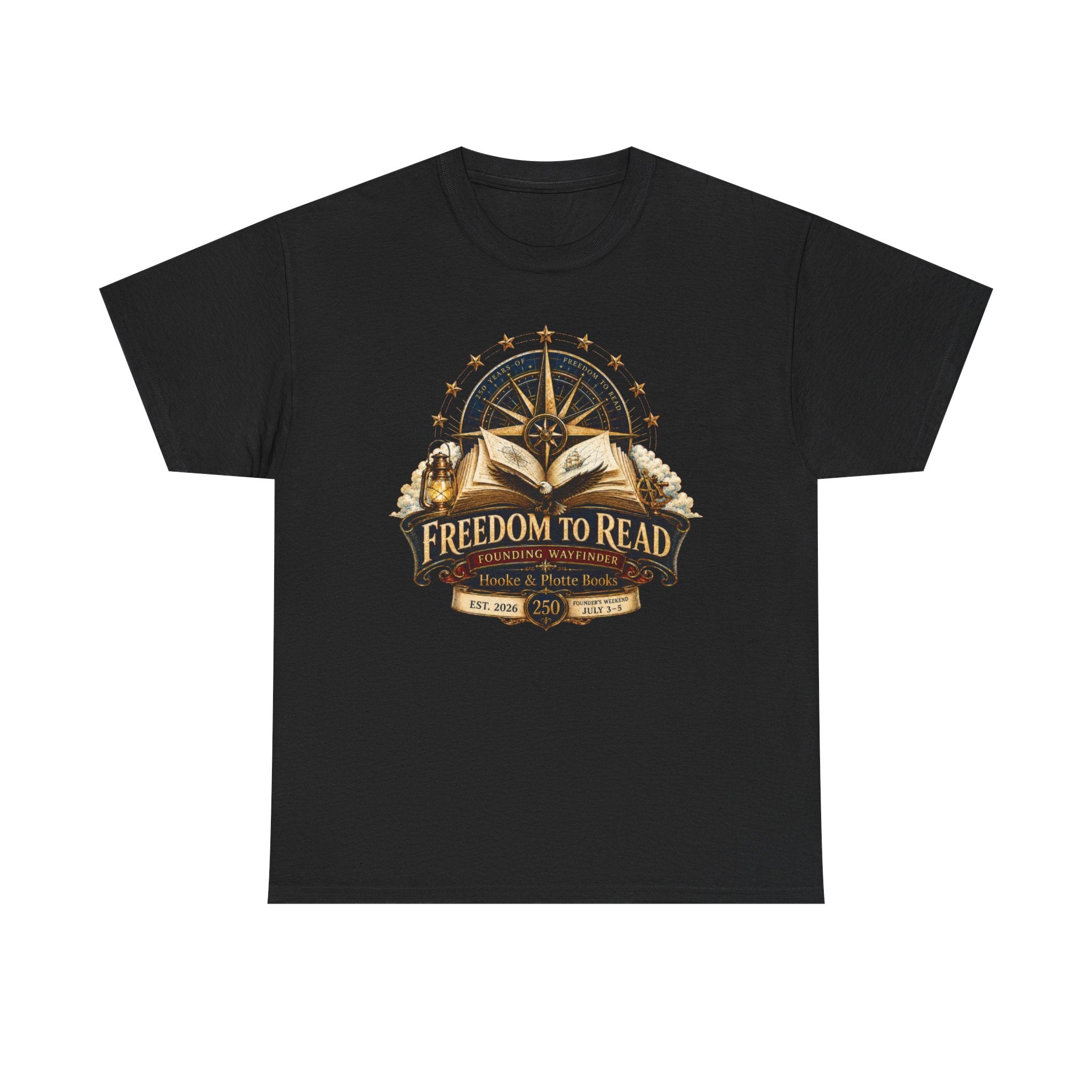 Freedom to Read T-Shirt — Vintage Book Lover Tee (Banned Books Awareness)