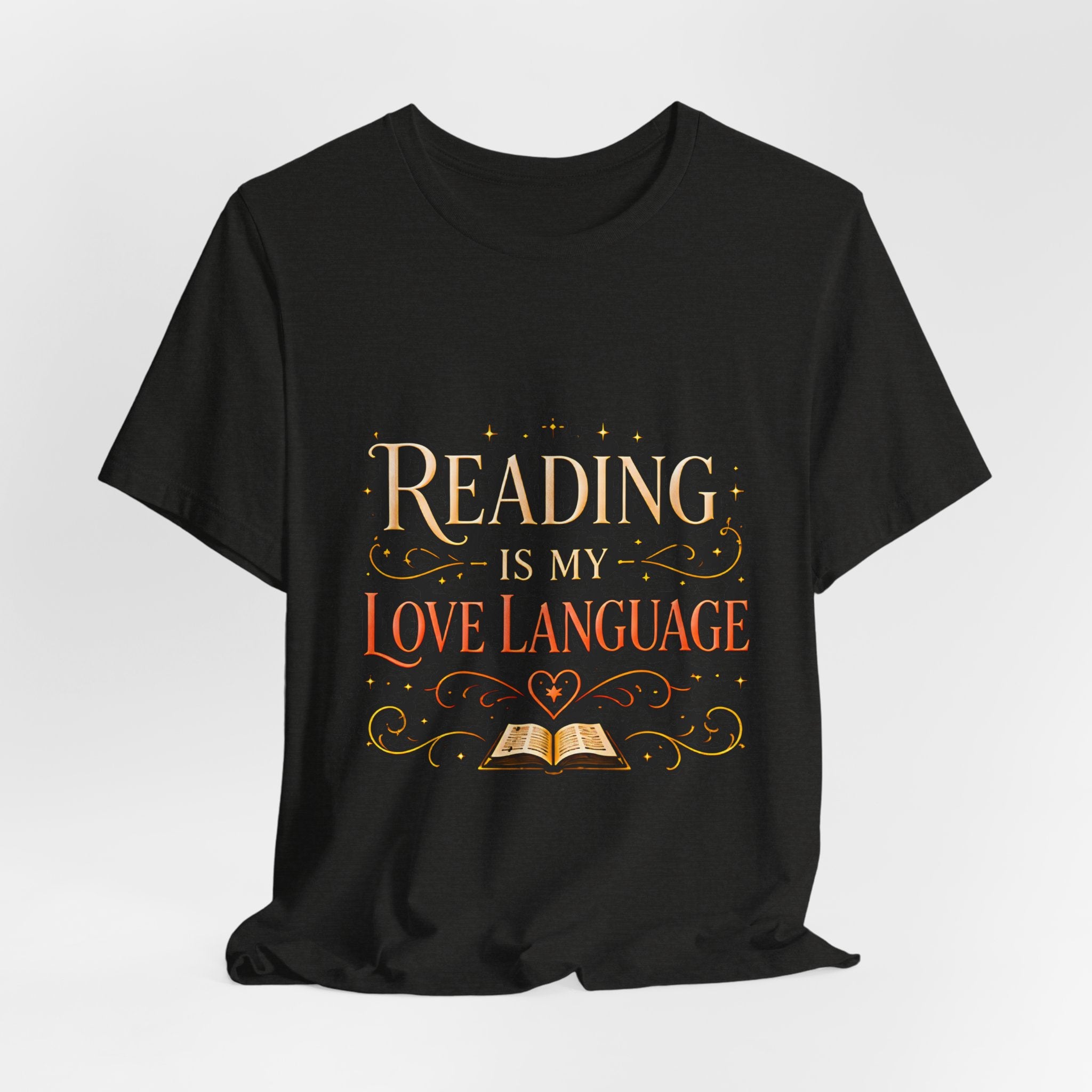 Reading Is My Love Language T‑Shirt — Book Lover Graphic Tee