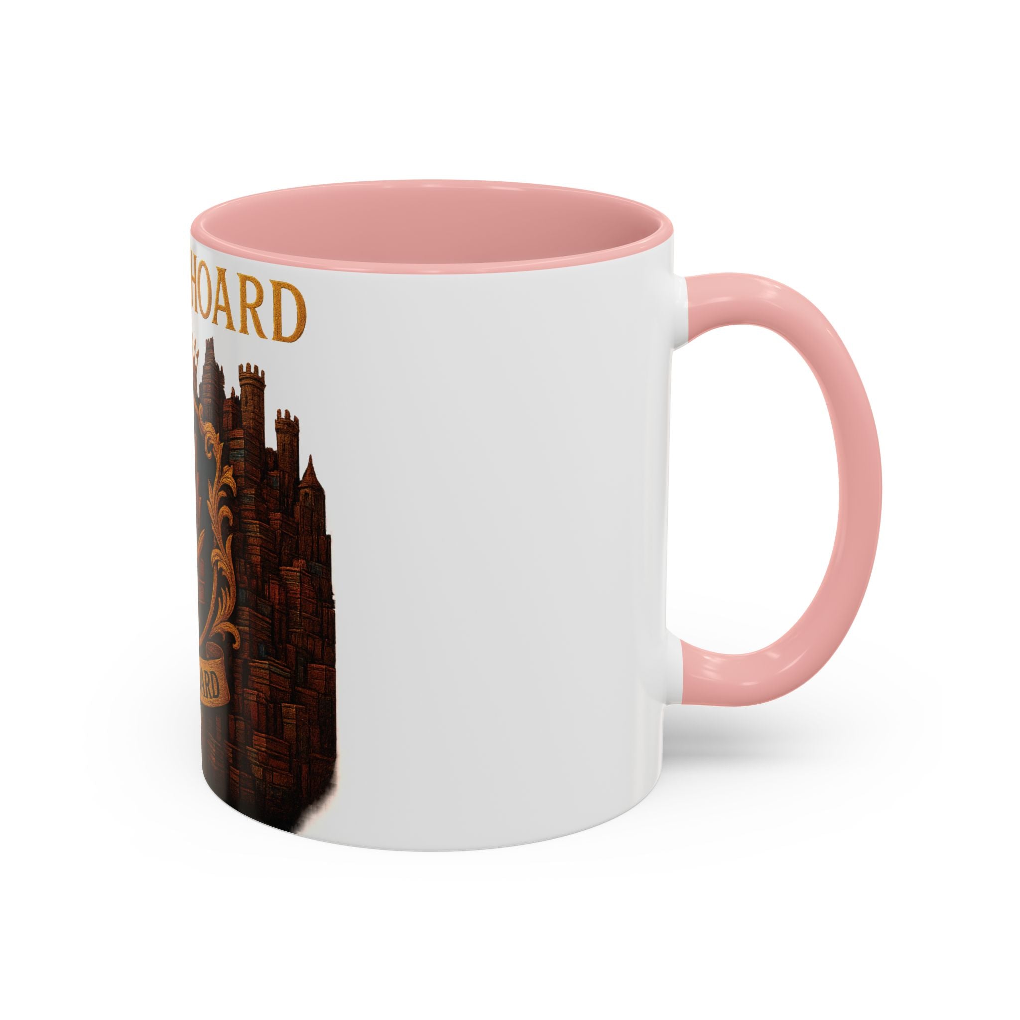 House of Hoard Book Hoard Accent Coffee Mug — Book Lover Novelty Gift (11/15 oz)