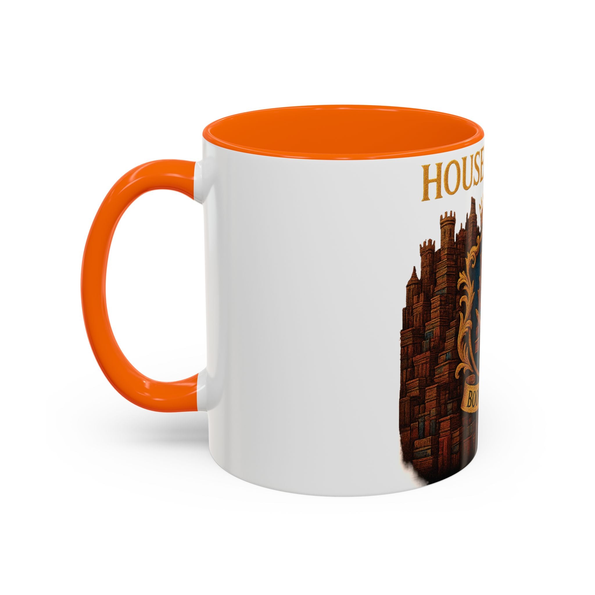 House of Hoard Book Hoard Accent Coffee Mug — Book Lover Novelty Gift (11/15 oz)