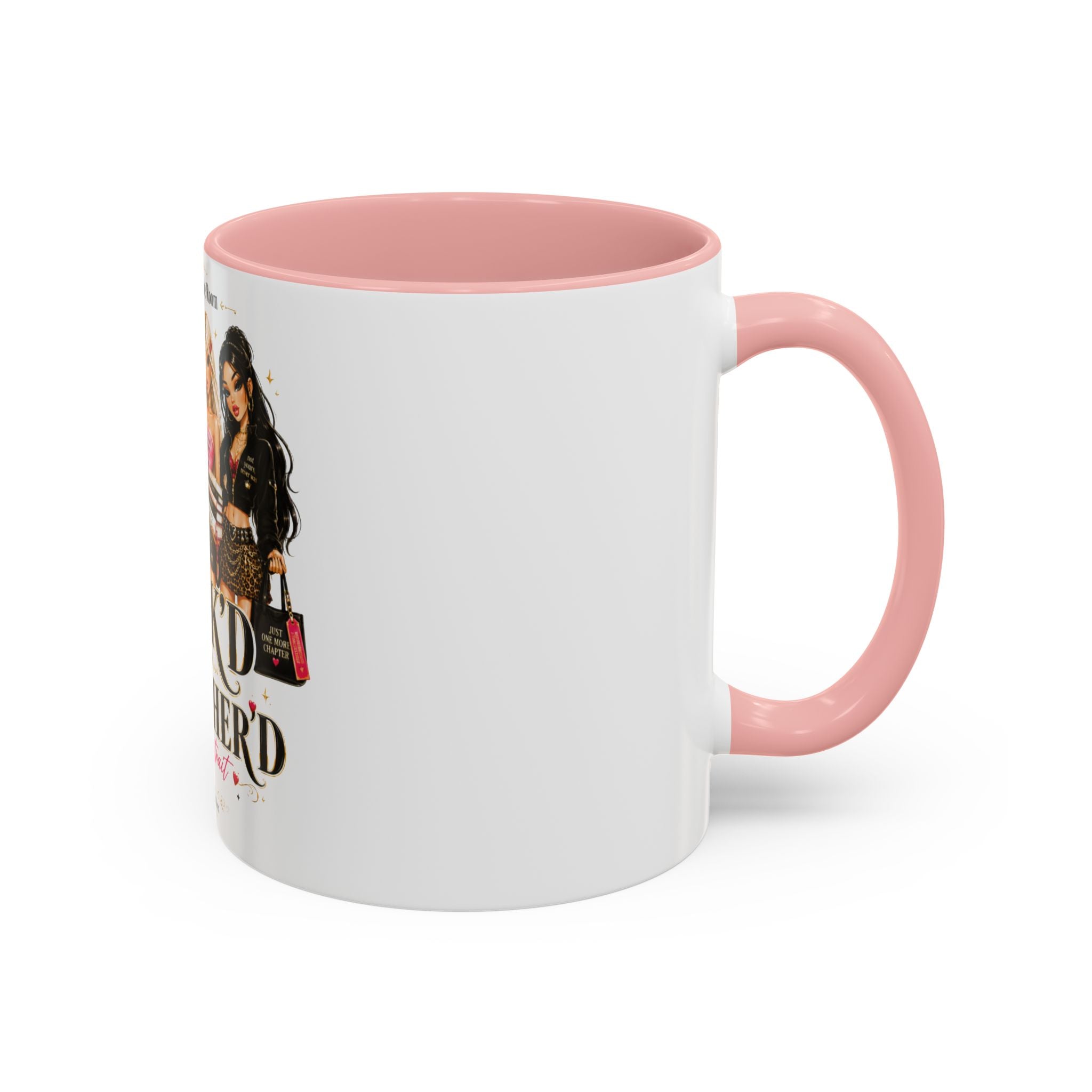 Book'd and Unbother'd Coffee Mug — Funny Book Lover Gift