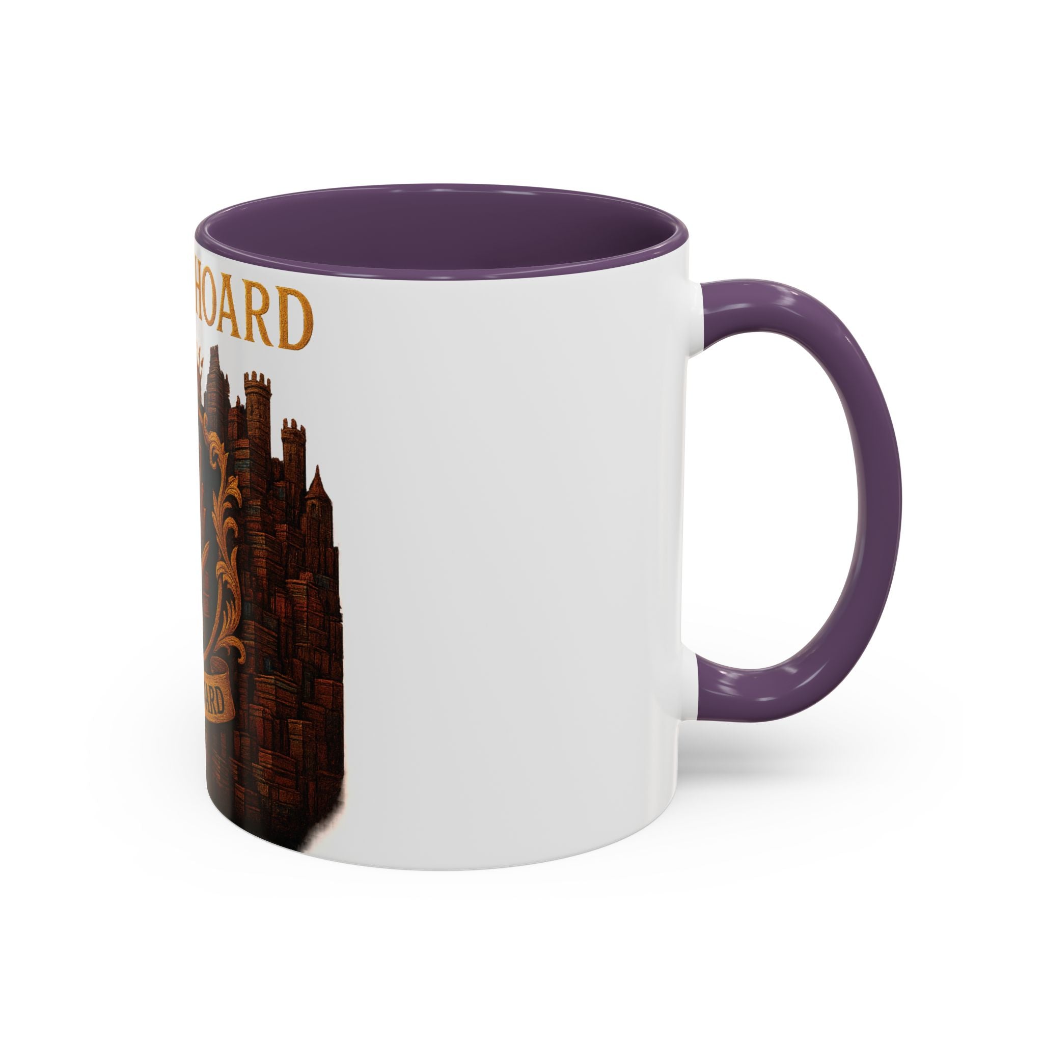 House of Hoard Book Hoard Accent Coffee Mug — Book Lover Novelty Gift (11/15 oz)