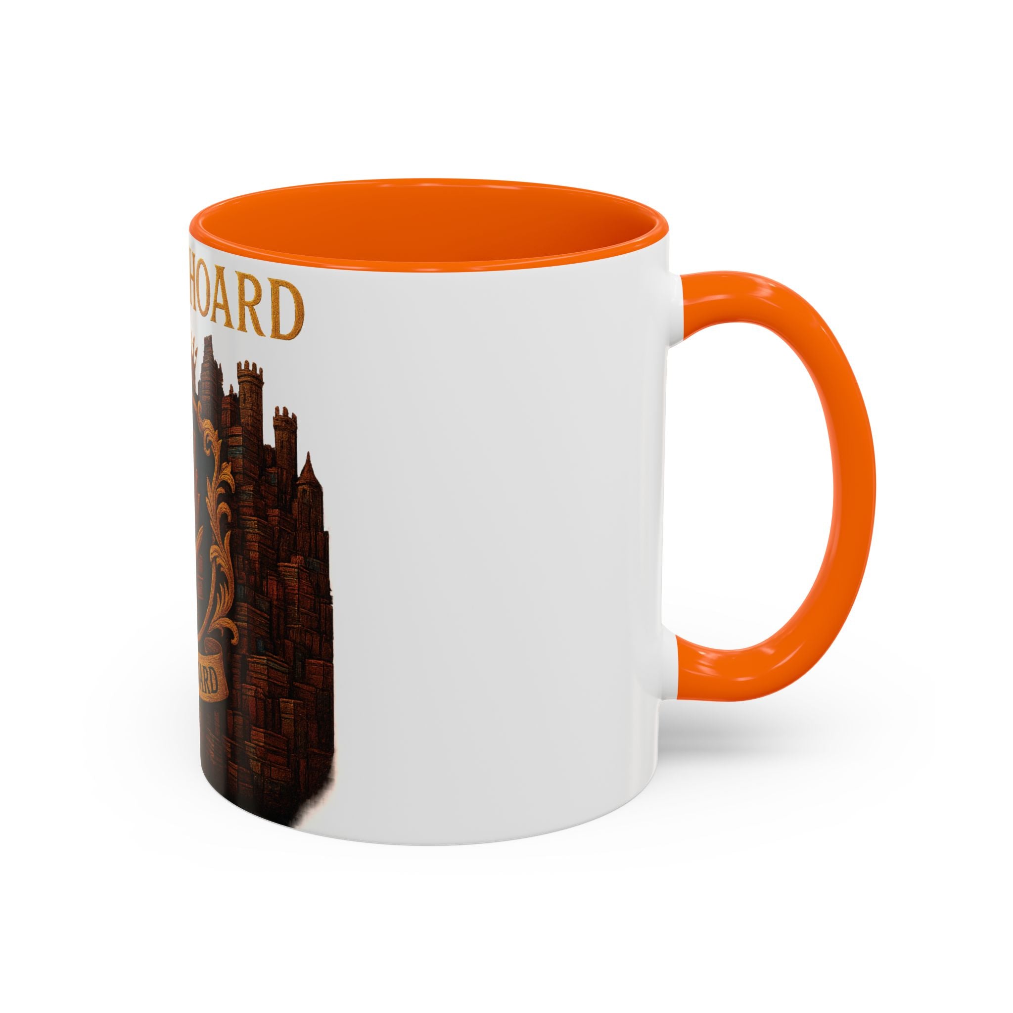 House of Hoard Book Hoard Accent Coffee Mug — Book Lover Novelty Gift (11/15 oz)