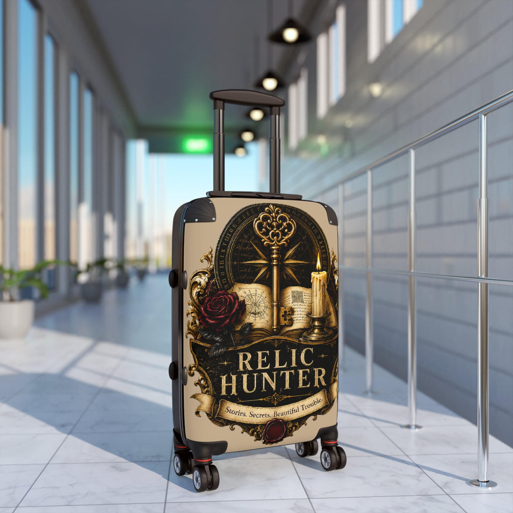 Relic Hunter Carry-On Suitcase – Vintage Adventure Travel Luggage